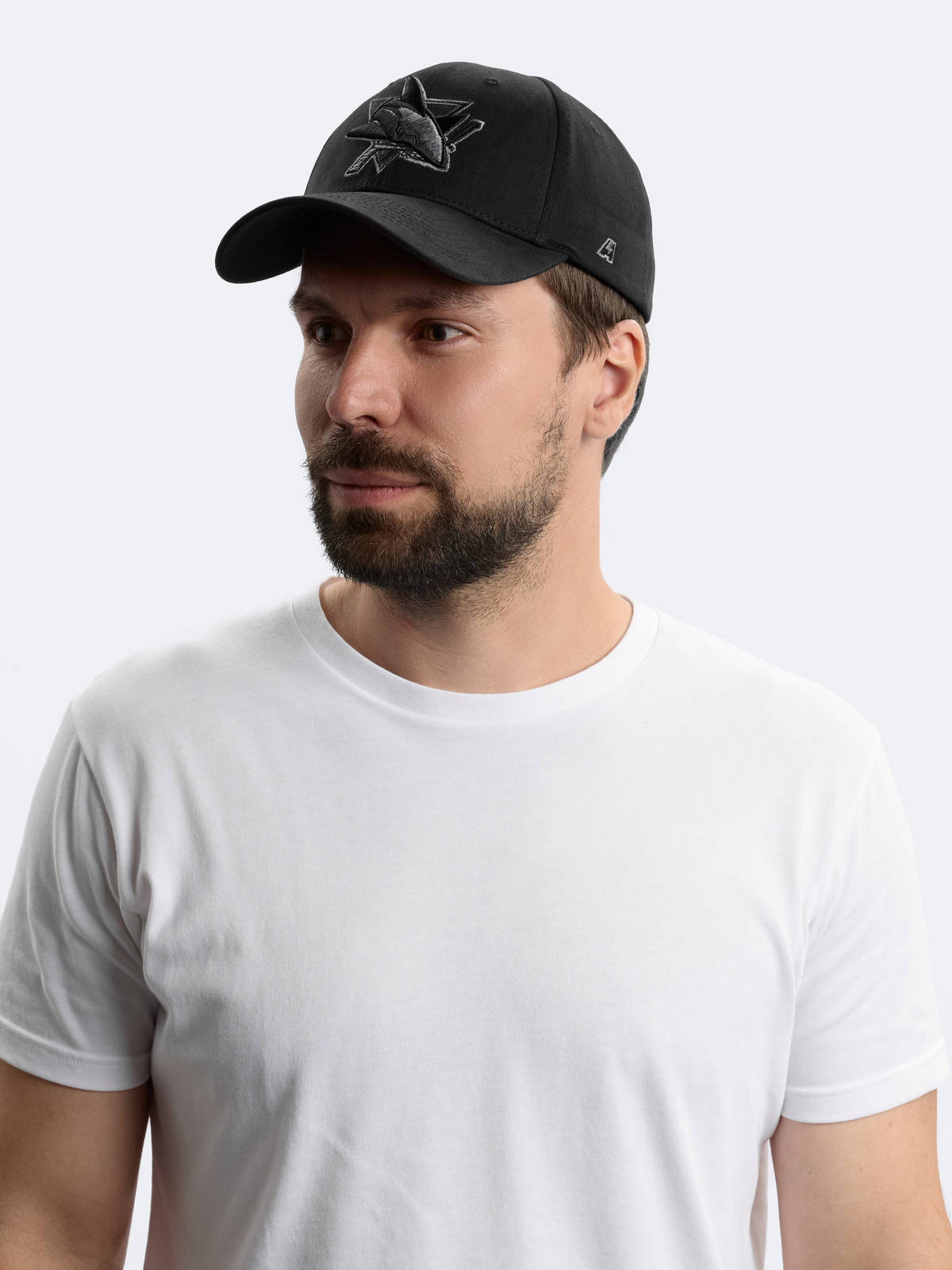 Бейсболка NHL San Jose Sharks хлопковая