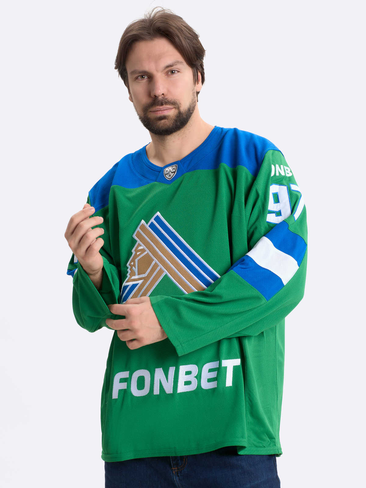 Хоккейный свитер ХК Салават Юлаев #97 ZHAROVSKY