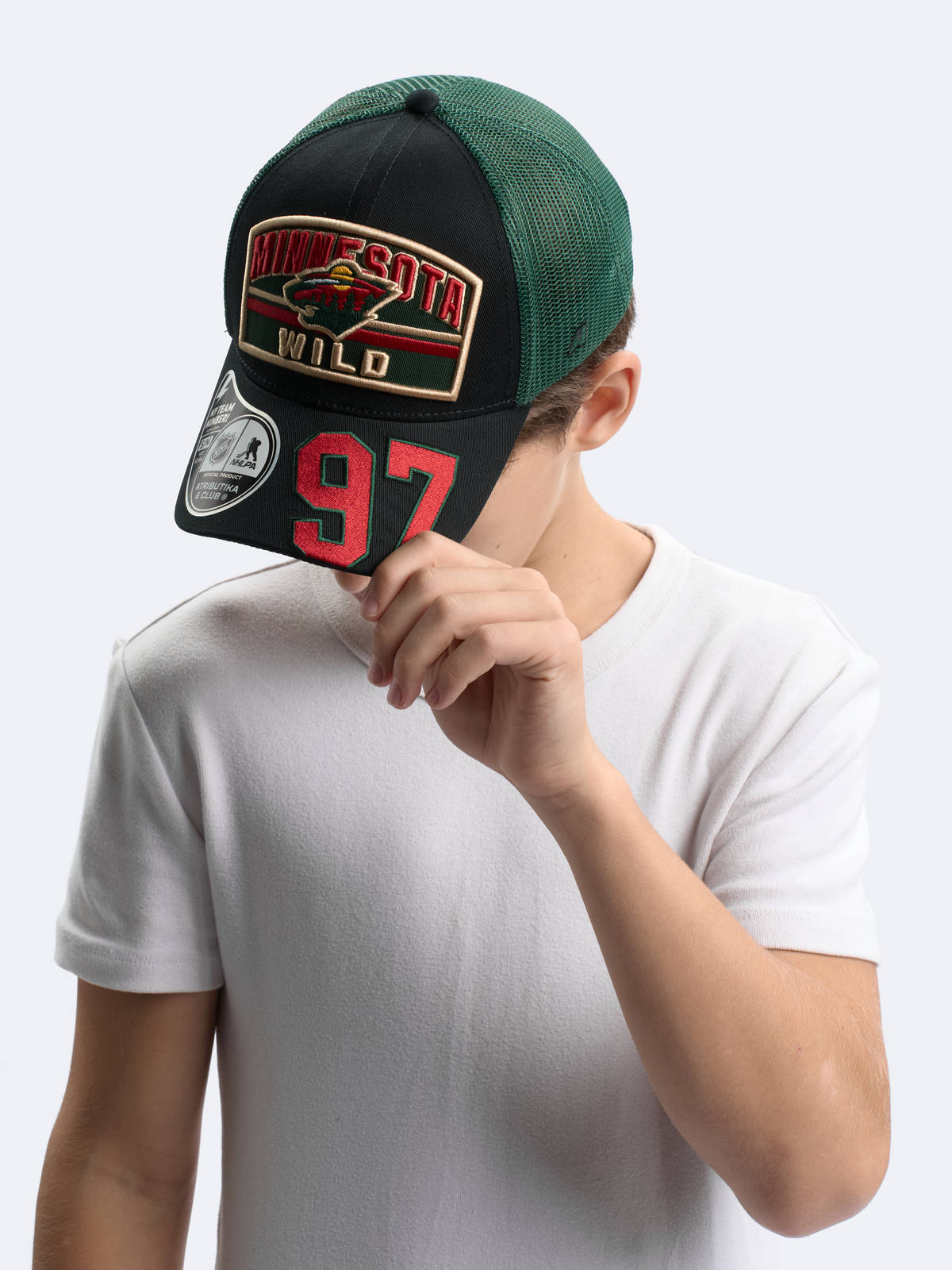 Бейсболка NHL Minnesota Wild № 97 (подростковая)