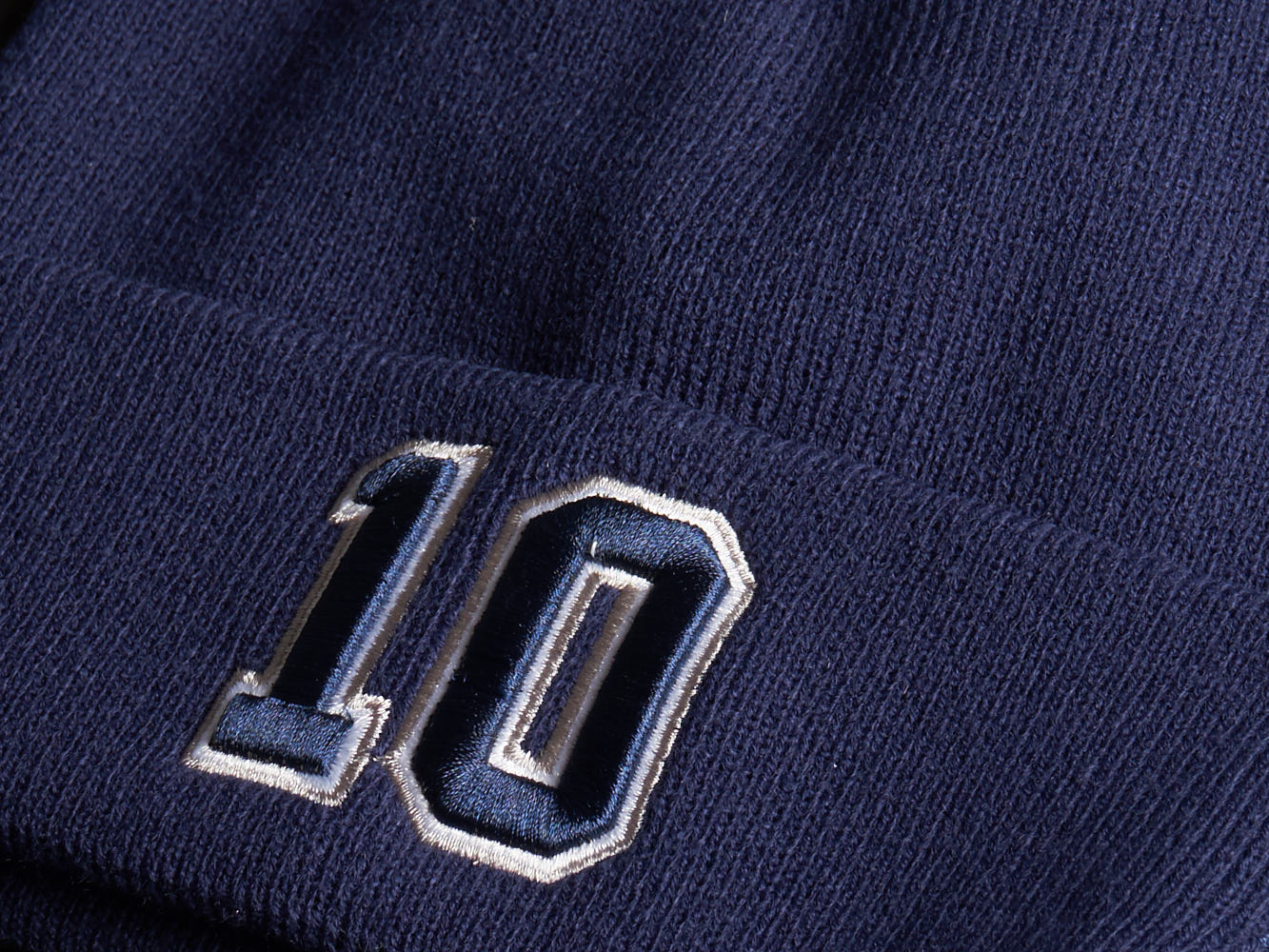 Шапка № 10 синяя