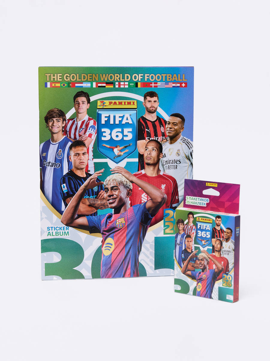 Набор альбом + блистер с наклейками FIFA 365 Panini сезон 2026
