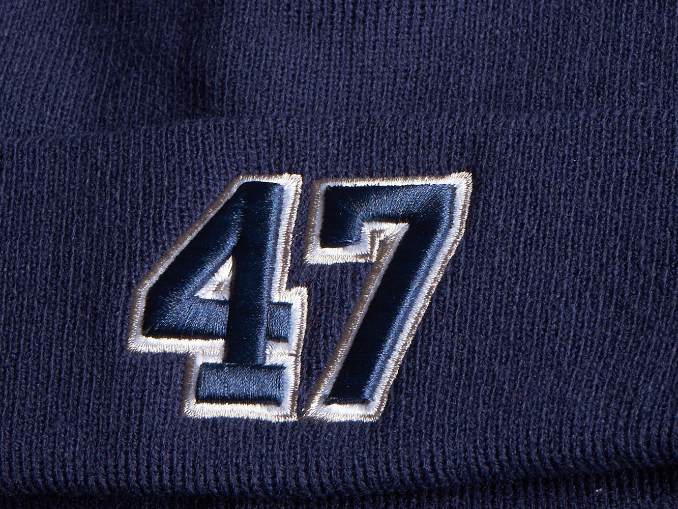 Шапка № 47 синяя