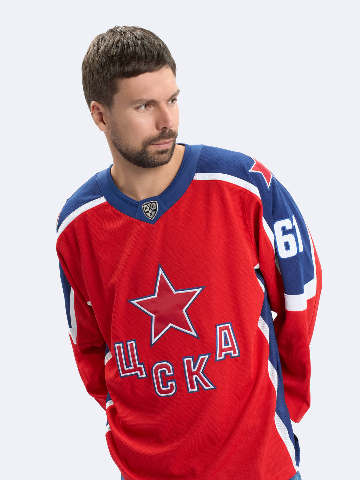 Хоккейный свитер ХК ЦСКА с нанесением