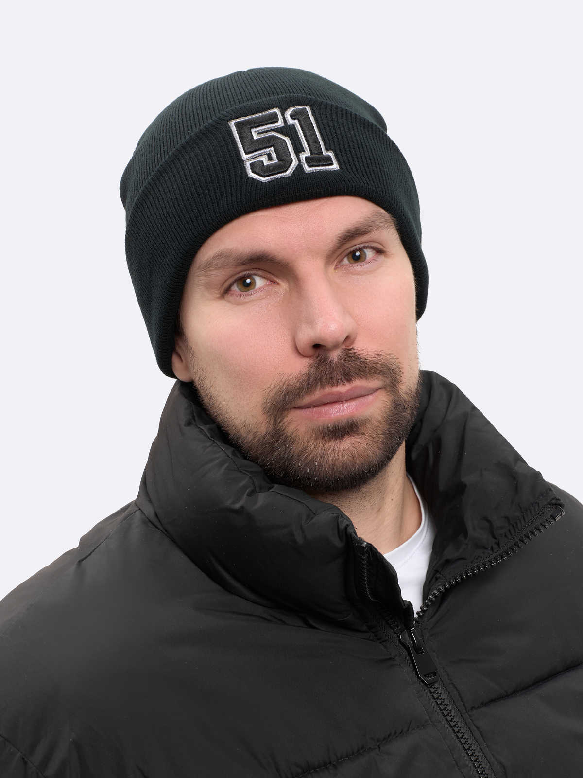 Шапка № 51 черная