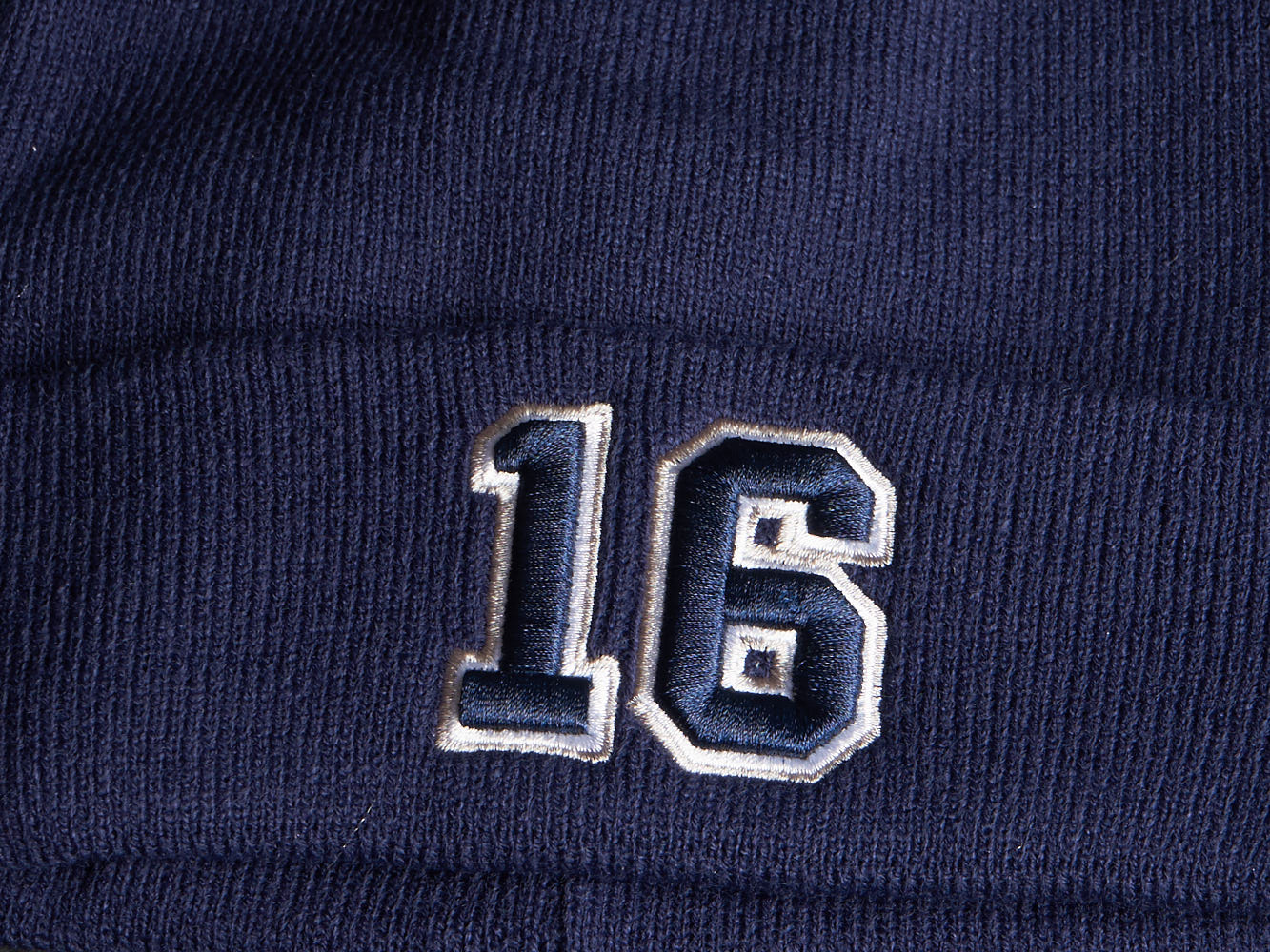 Шапка № 16 синяя