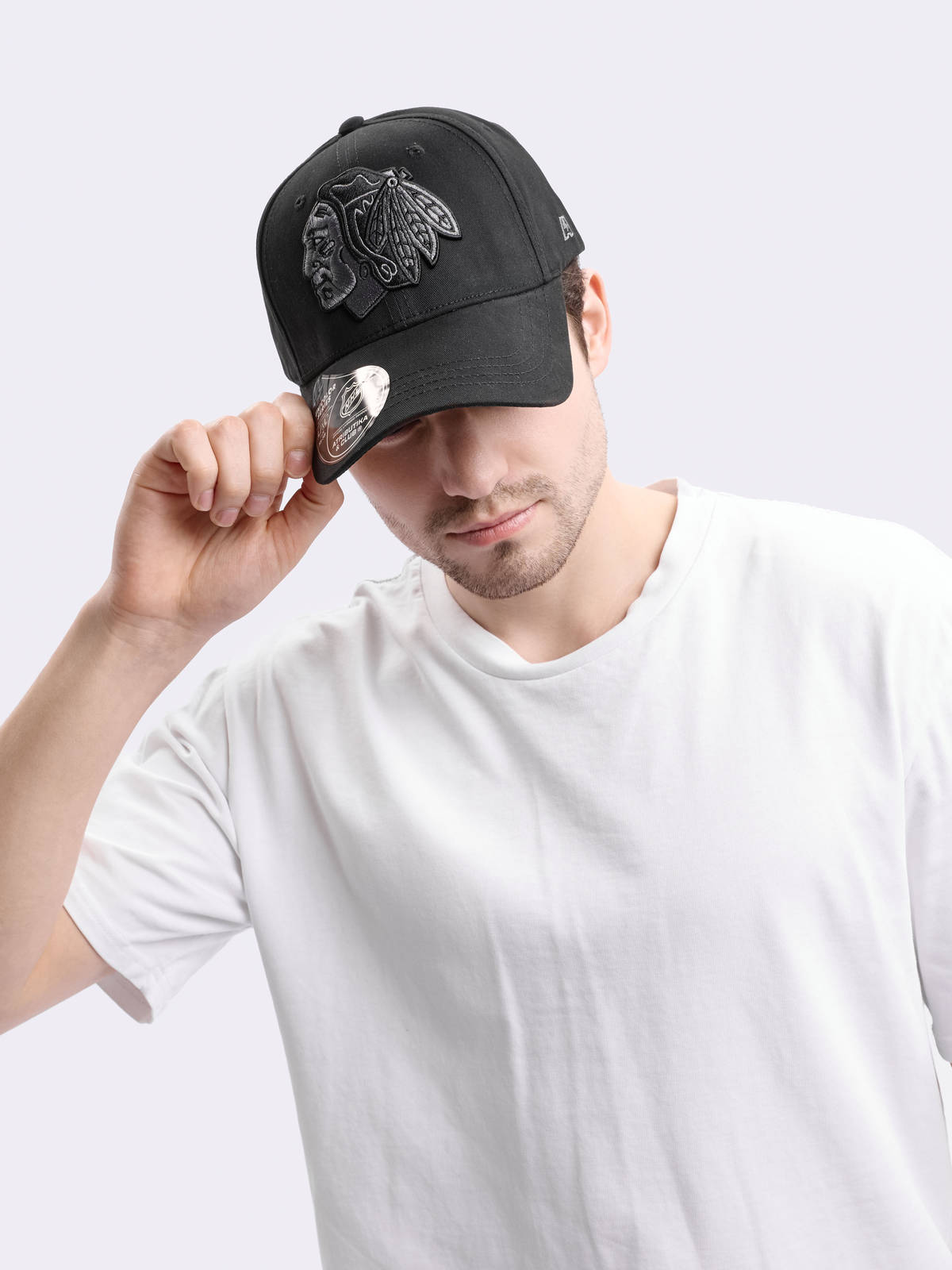 Бейсболка NHL Chicago Blackhawks хлопковая