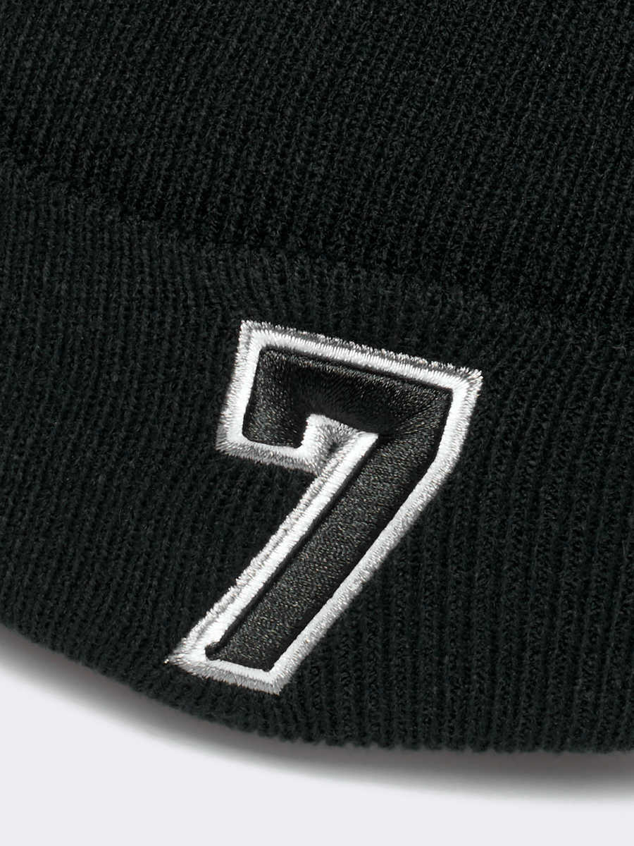 Шапка № 7 черная (подростковая)