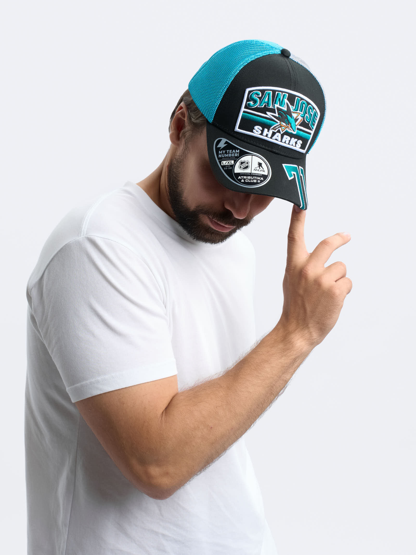 Бейсболка NHL San Jose Sharks № 71
