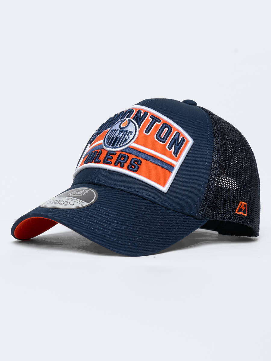 Бейсболка NHL Edmonton Oilers с сеткой