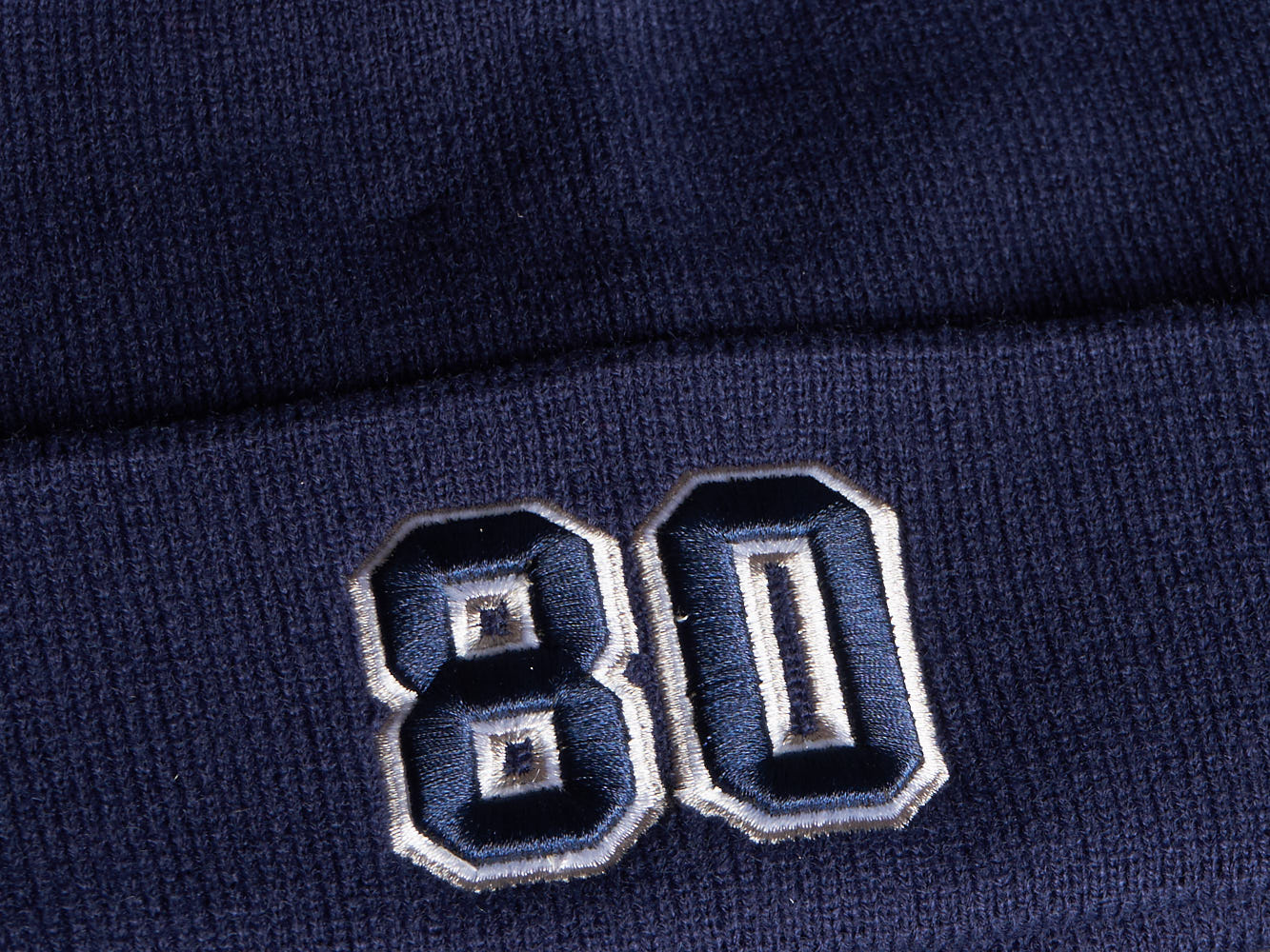 Шапка № 80 синяя