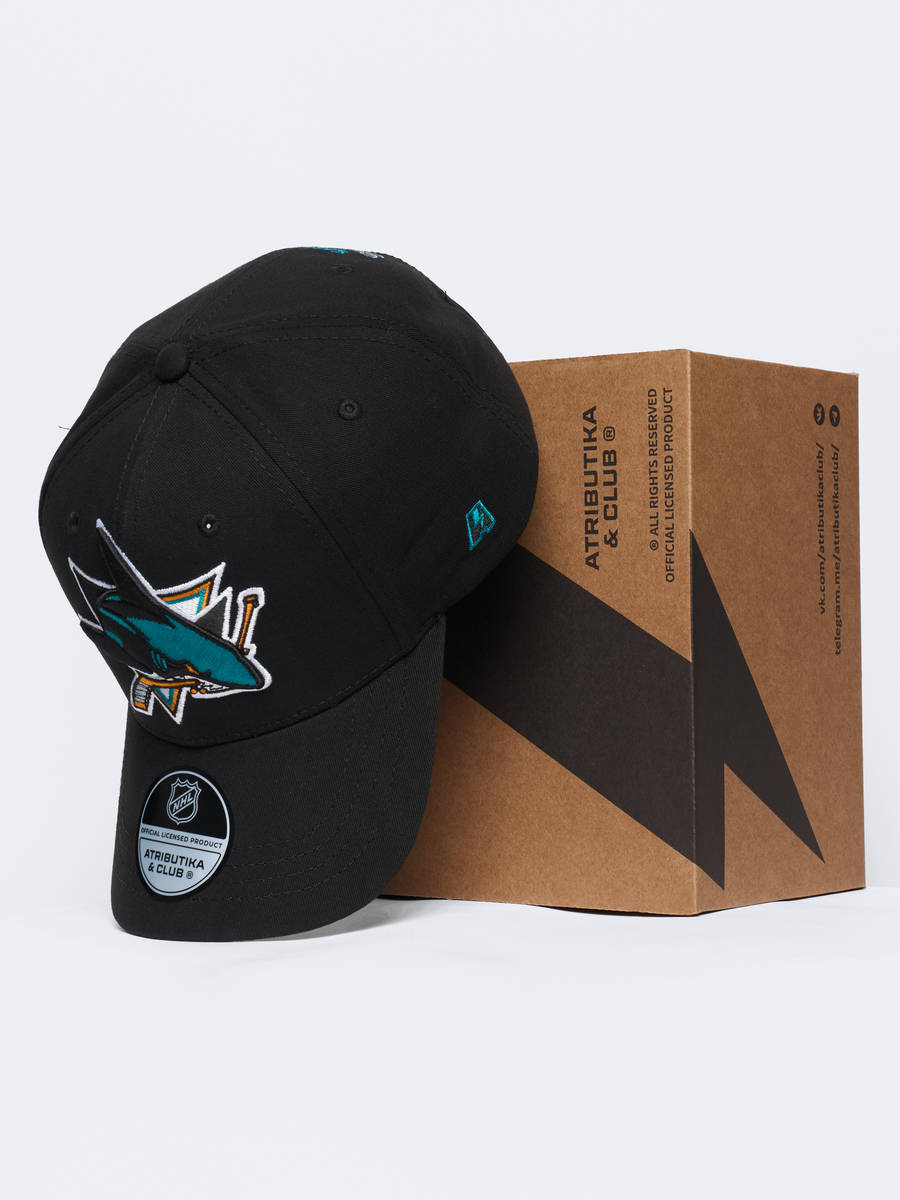 Бейсболка NHL San Jose Sharks хлопковая