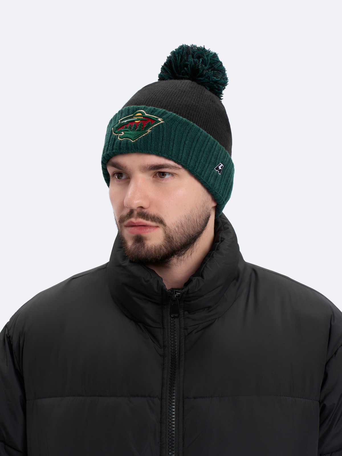 Шапка NHL Minnesota Wild с помпоном
