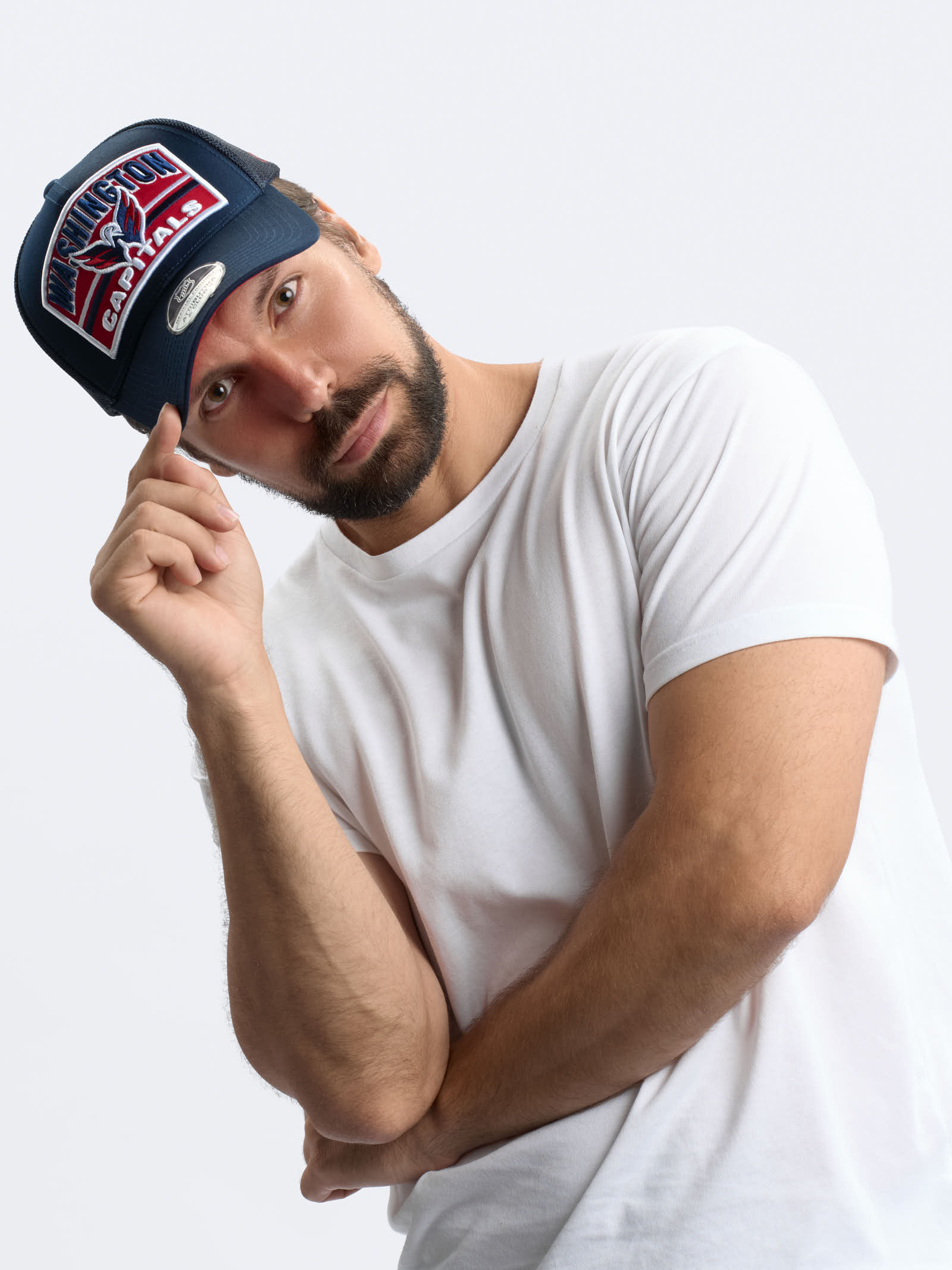 Бейсболка NHL Washington Capitals с сеткой