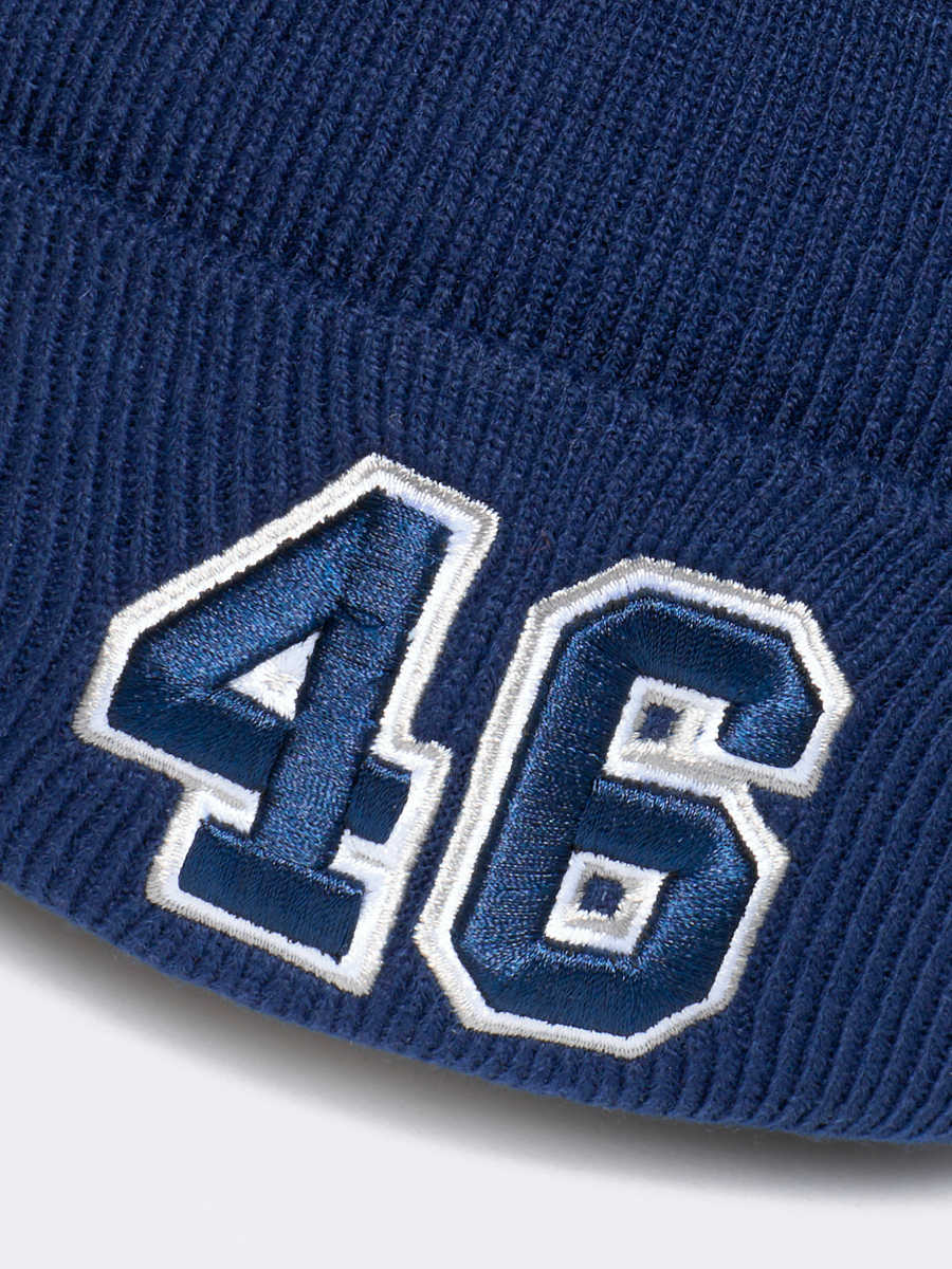 Шапка № 46 синяя