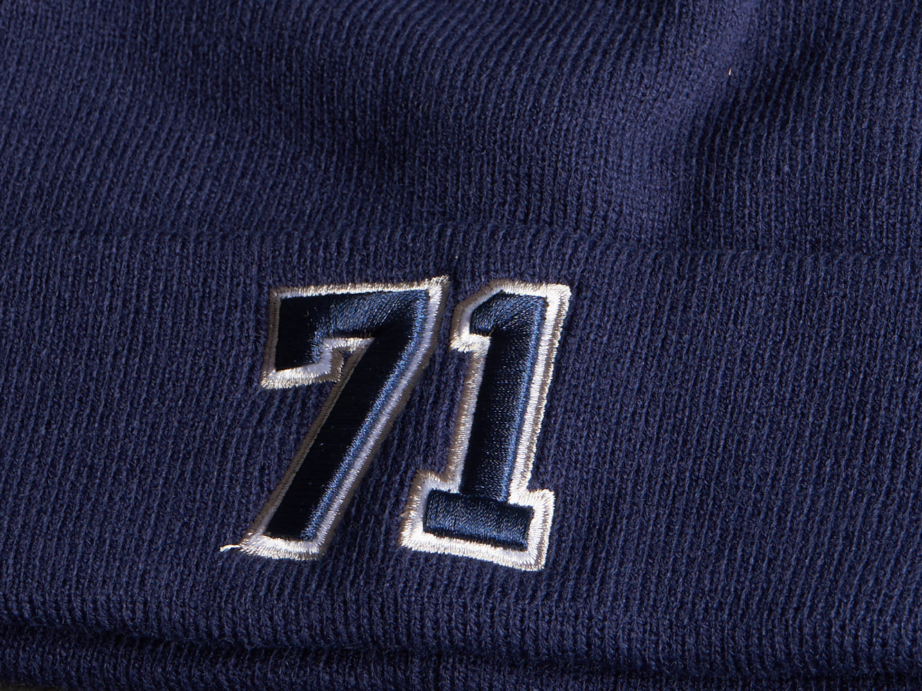 Шапка № 71 синяя