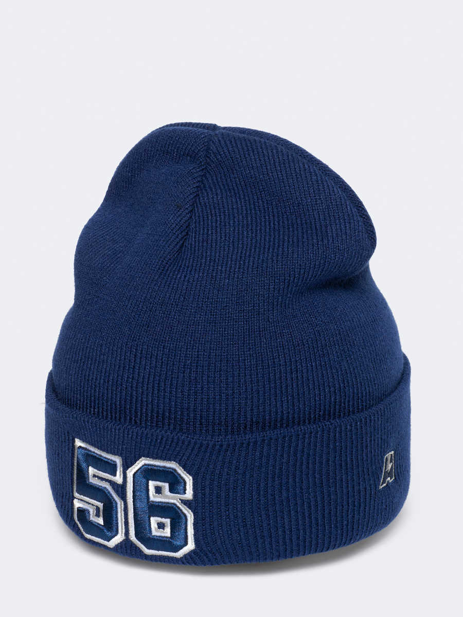 Шапка № 56 синяя