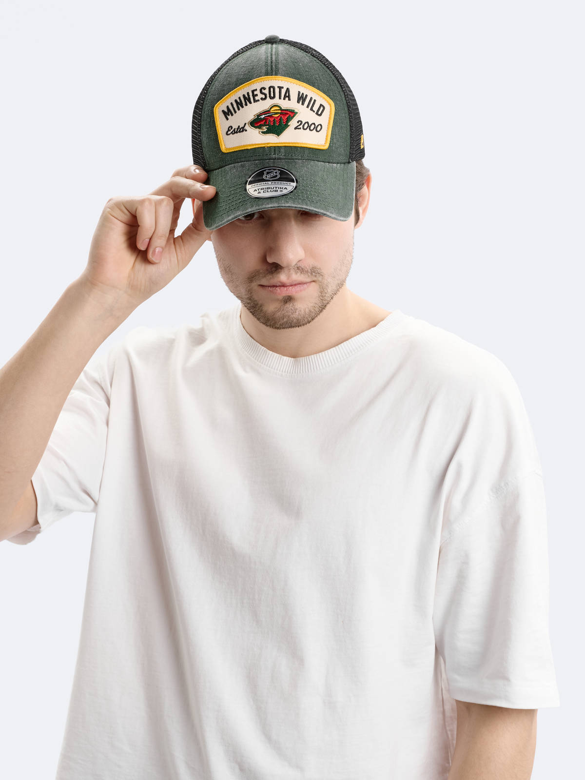 Бейсболка NHL Minnesota Wild с сеткой
