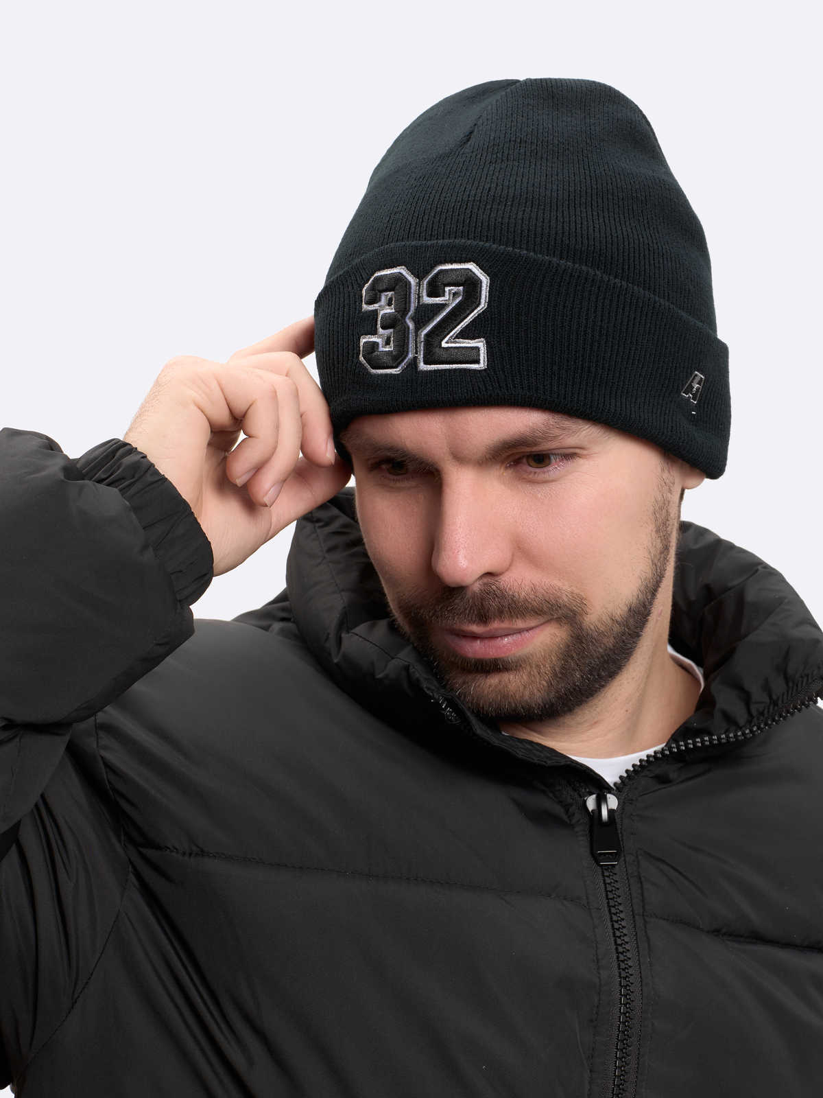 Шапка № 32 черная