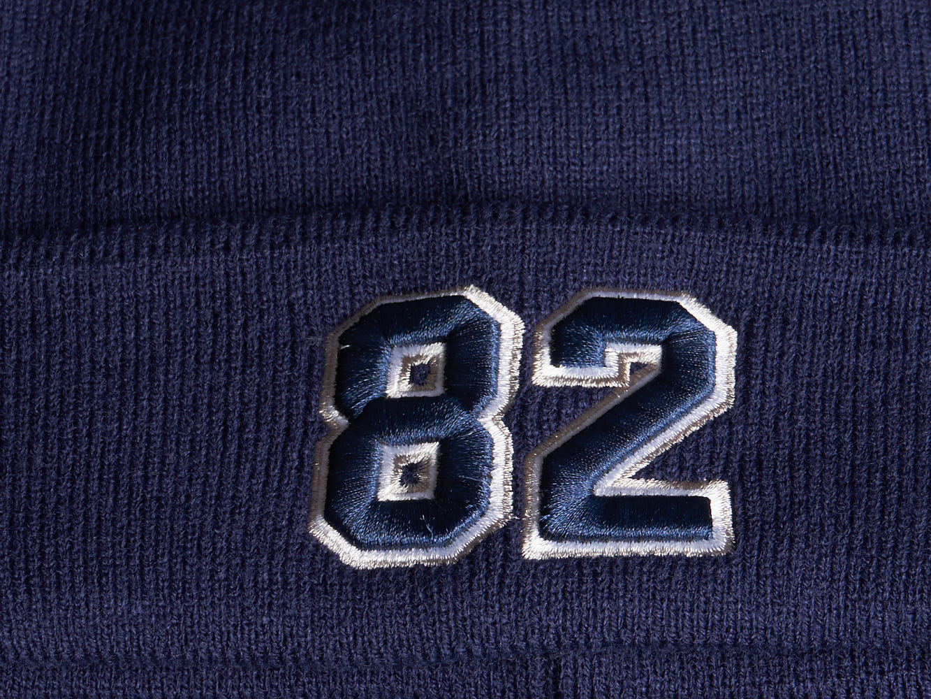 Шапка № 82 синяя