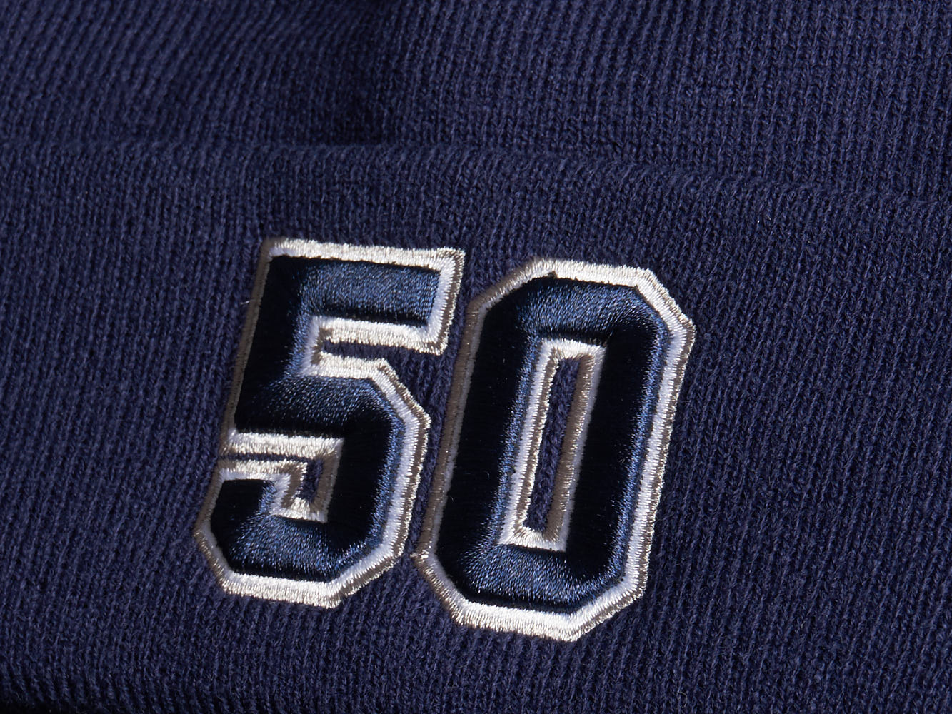 Шапка № 50 синяя