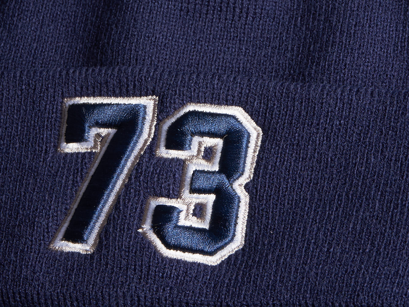 Шапка № 73 синяя