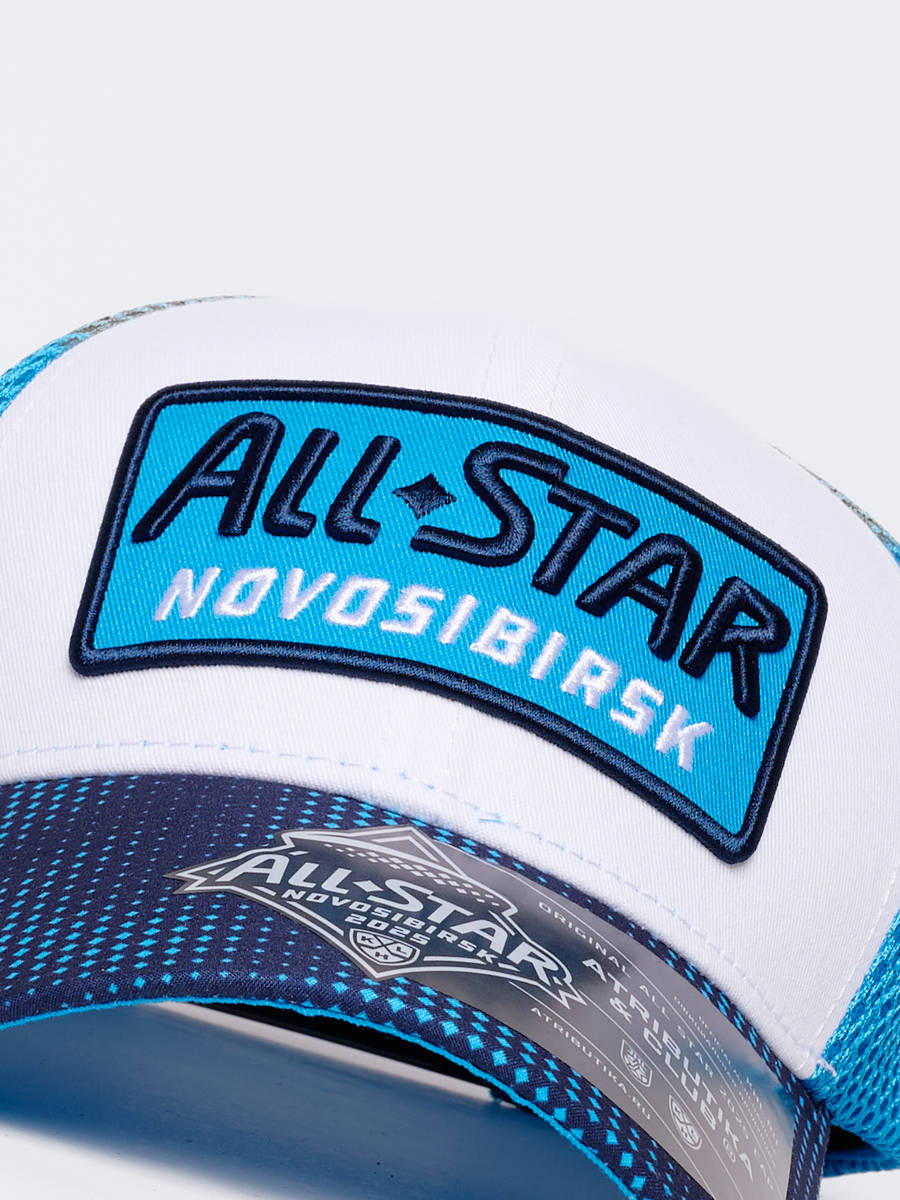 Бейсболка КХЛ ALL STAR с сеткой
