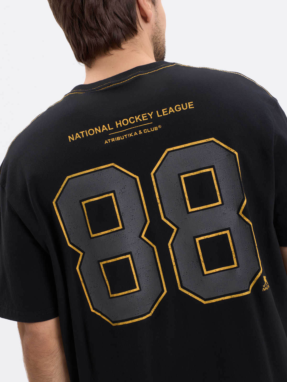 Футболка NHL Boston Bruins № 88 оверсайз