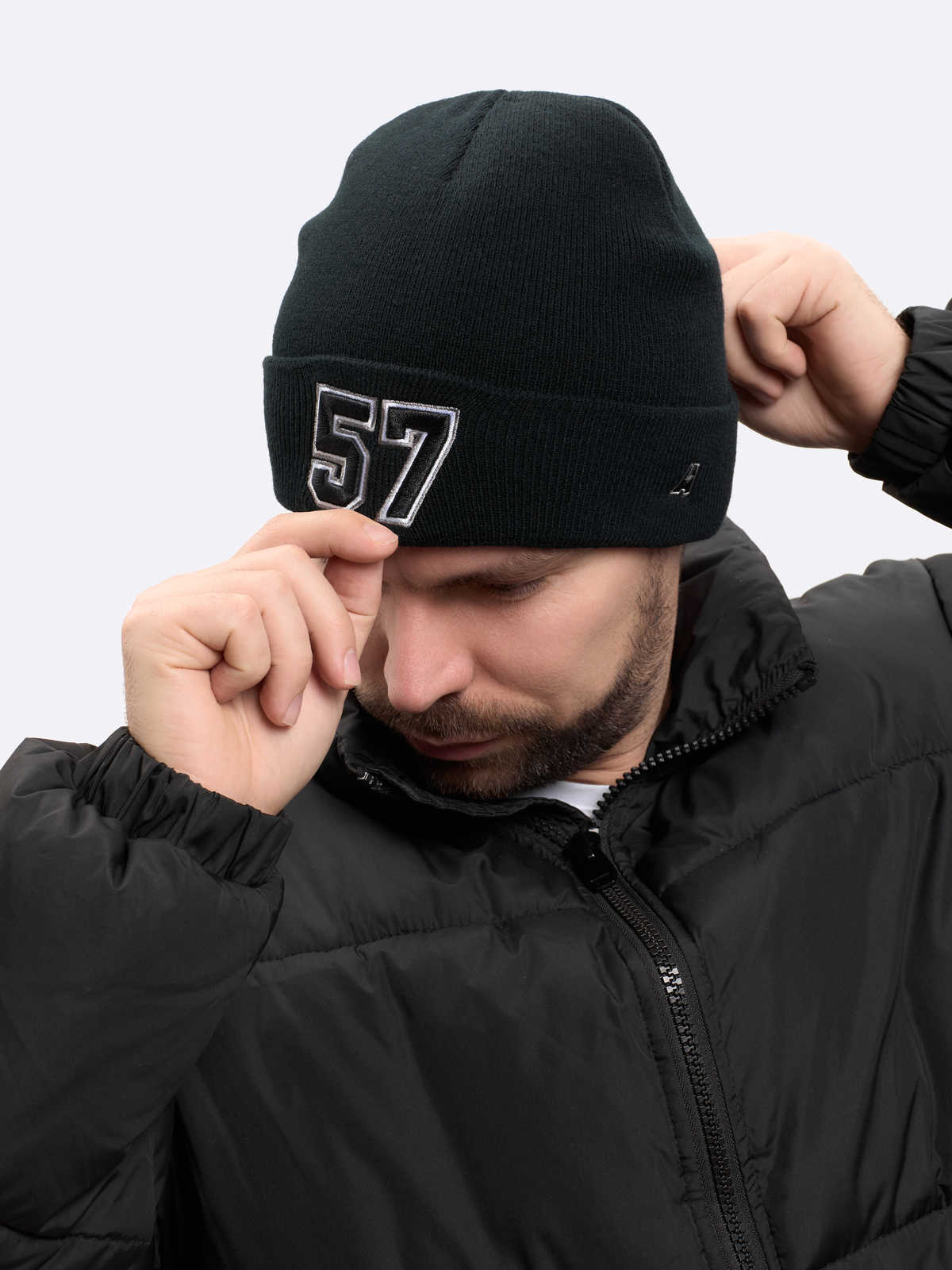 Шапка № 57 черная