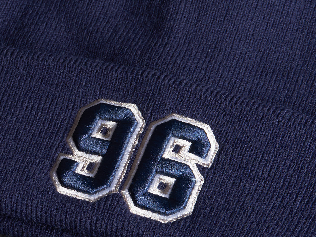 Шапка № 96 синяя