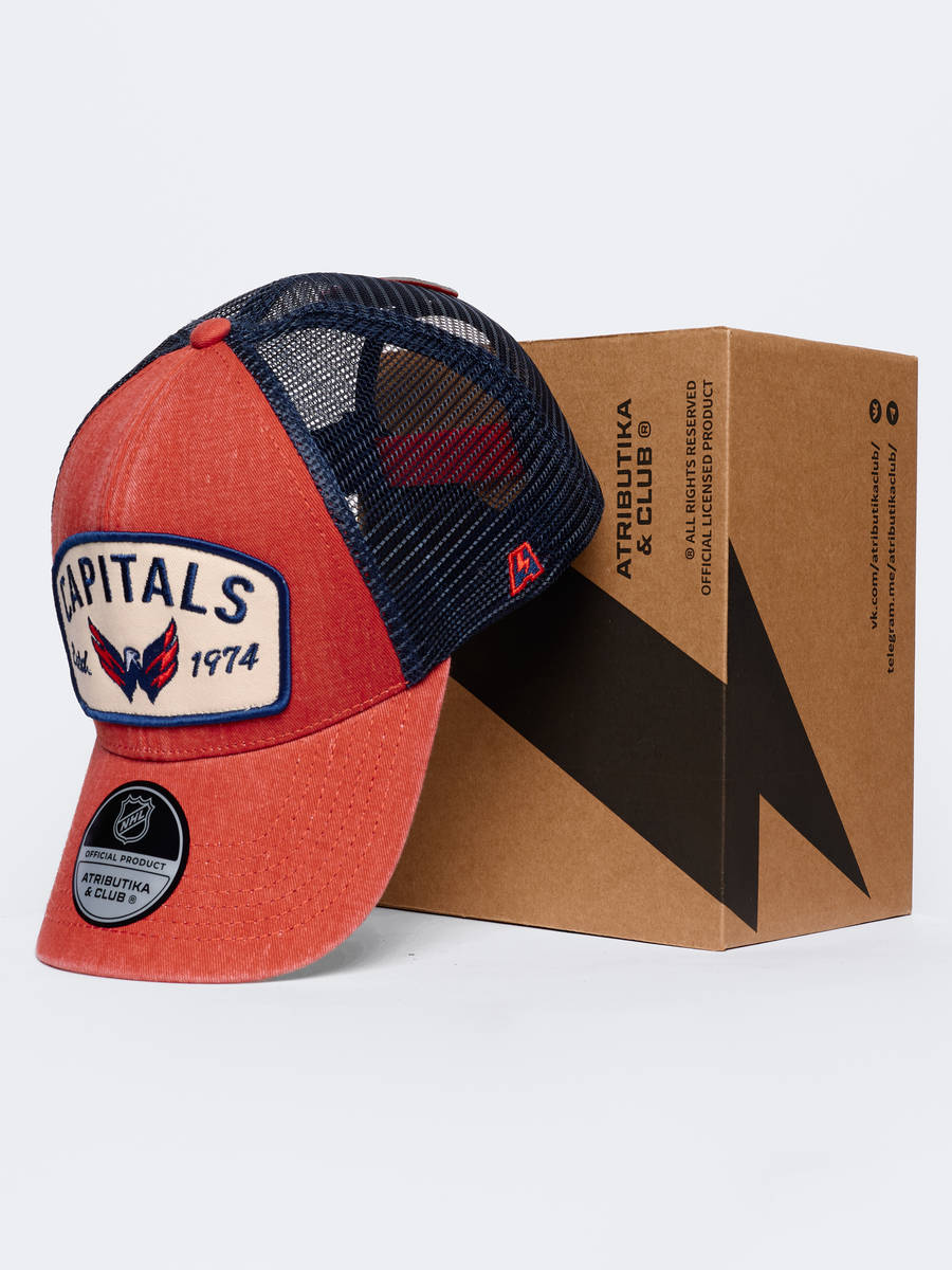Бейсболка NHL Washington Capitals с сеткой