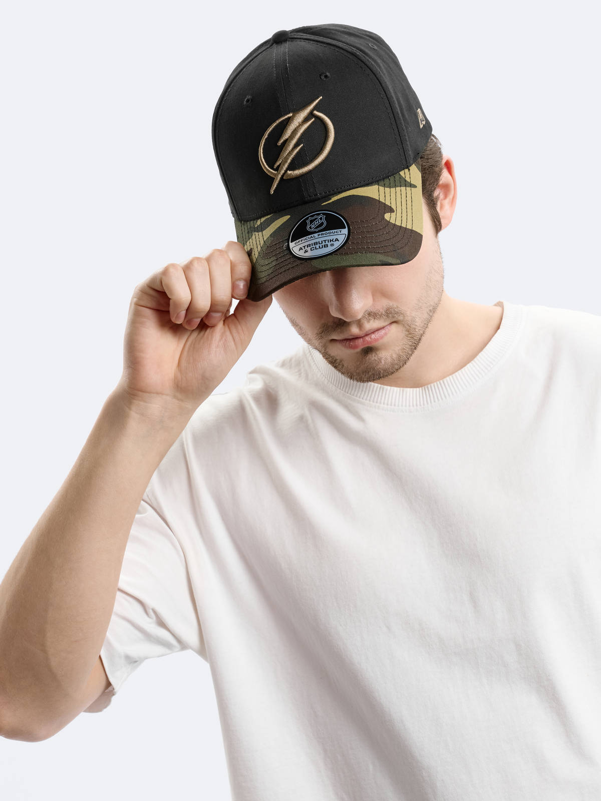 Бейсболка NHL Tampa Bay Lightning милитари