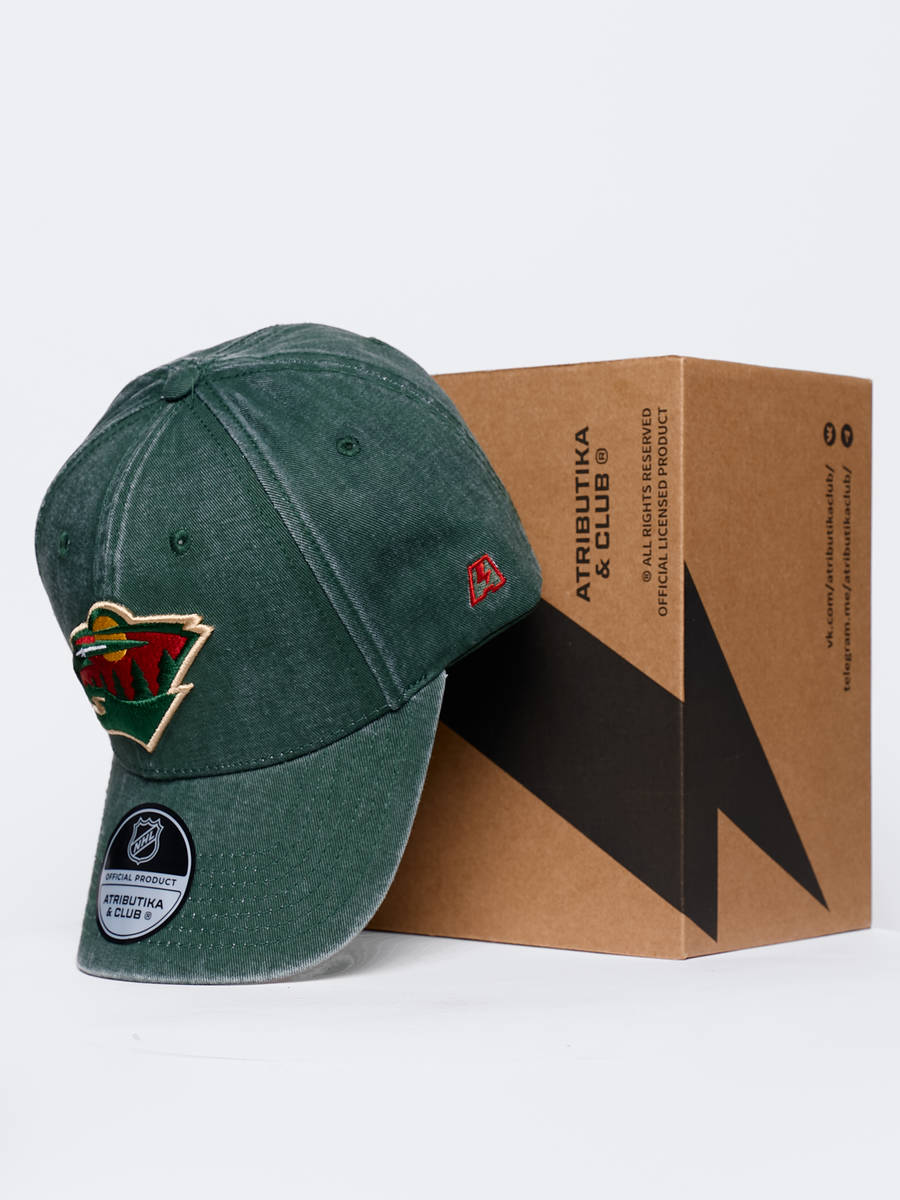 Бейсболка NHL Minnesota Wild хлопковая