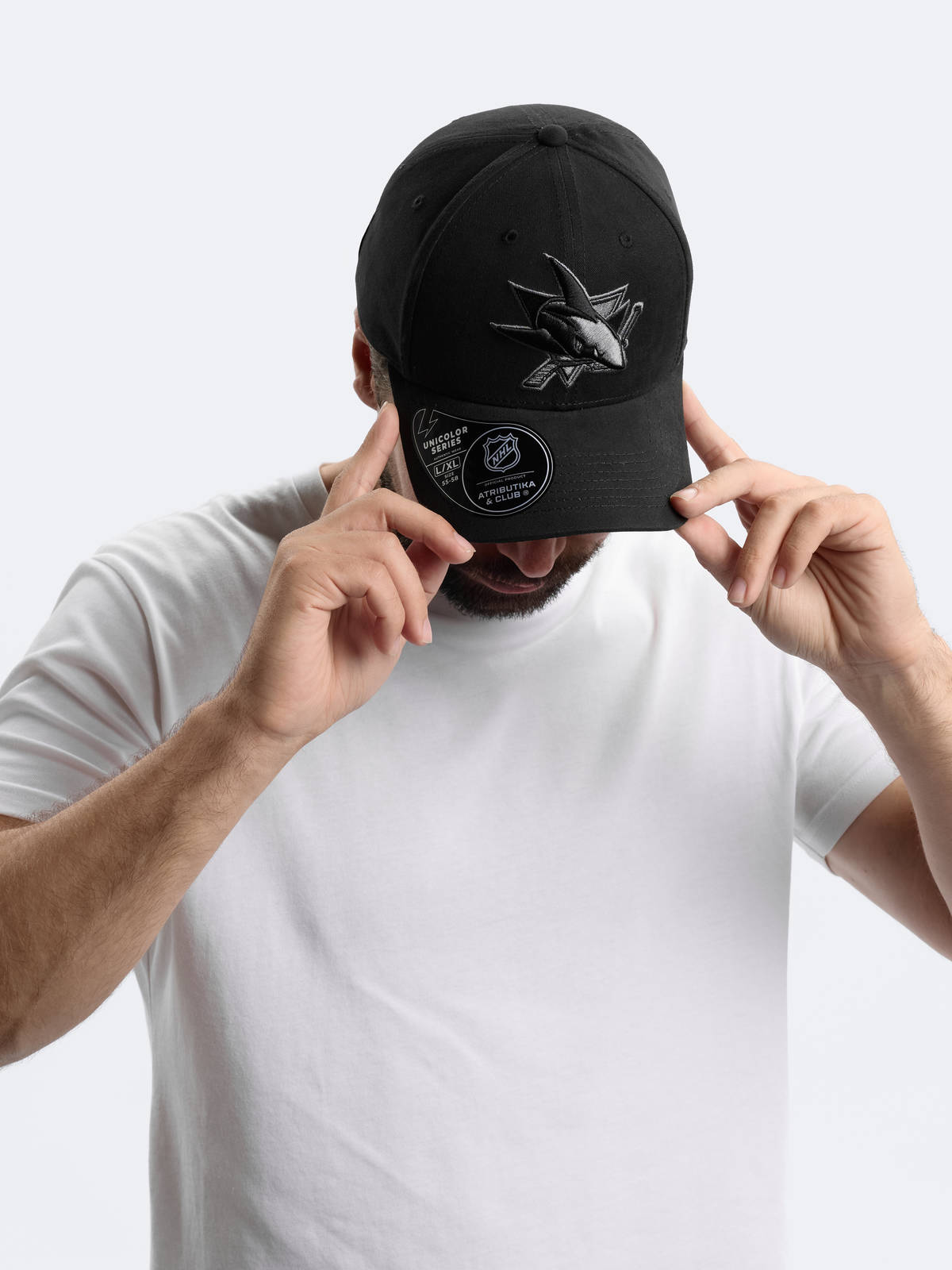 Бейсболка NHL San Jose Sharks хлопковая