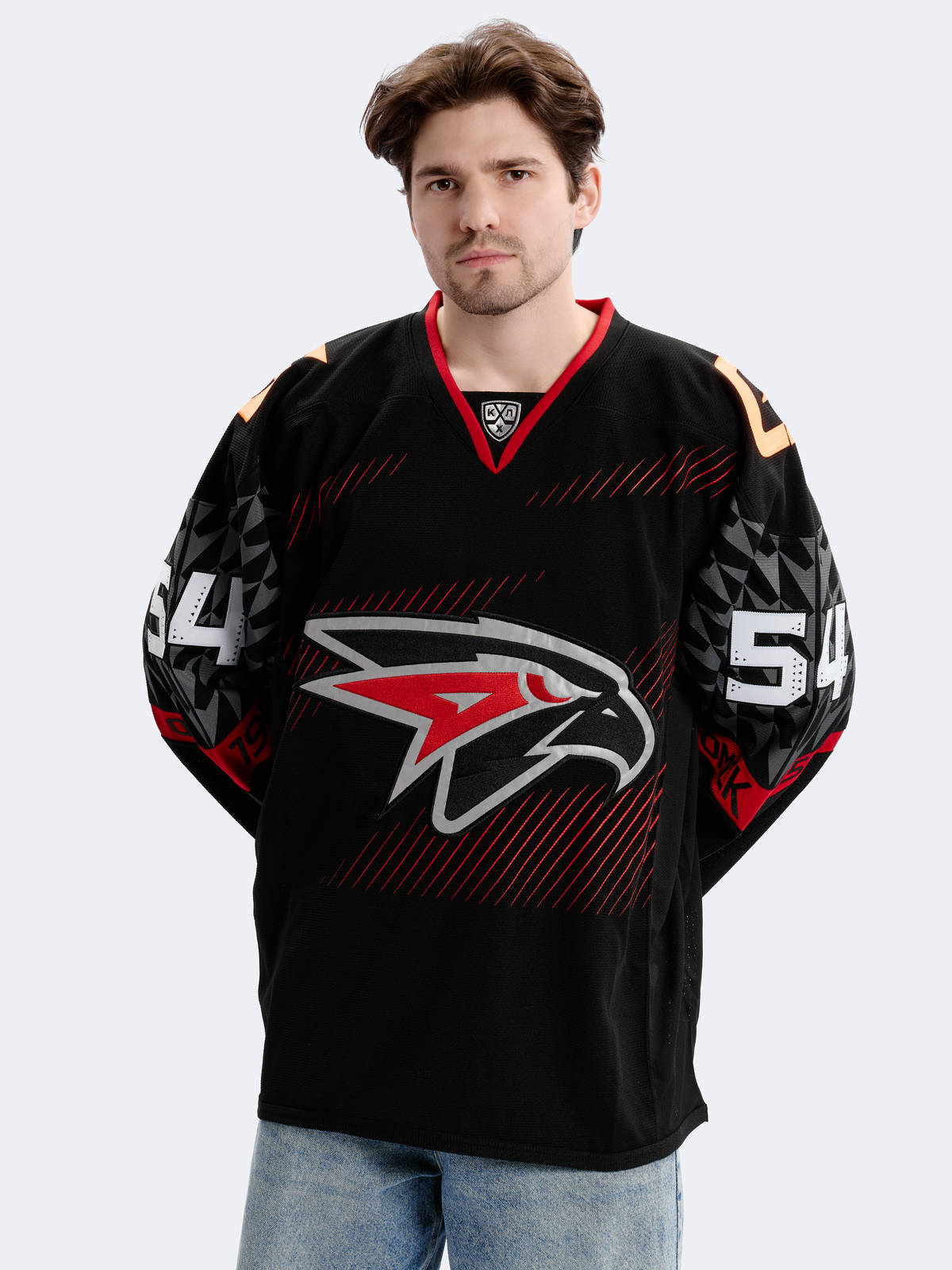 Хоккейный свитер ХК Авангард #54 Serebryakov