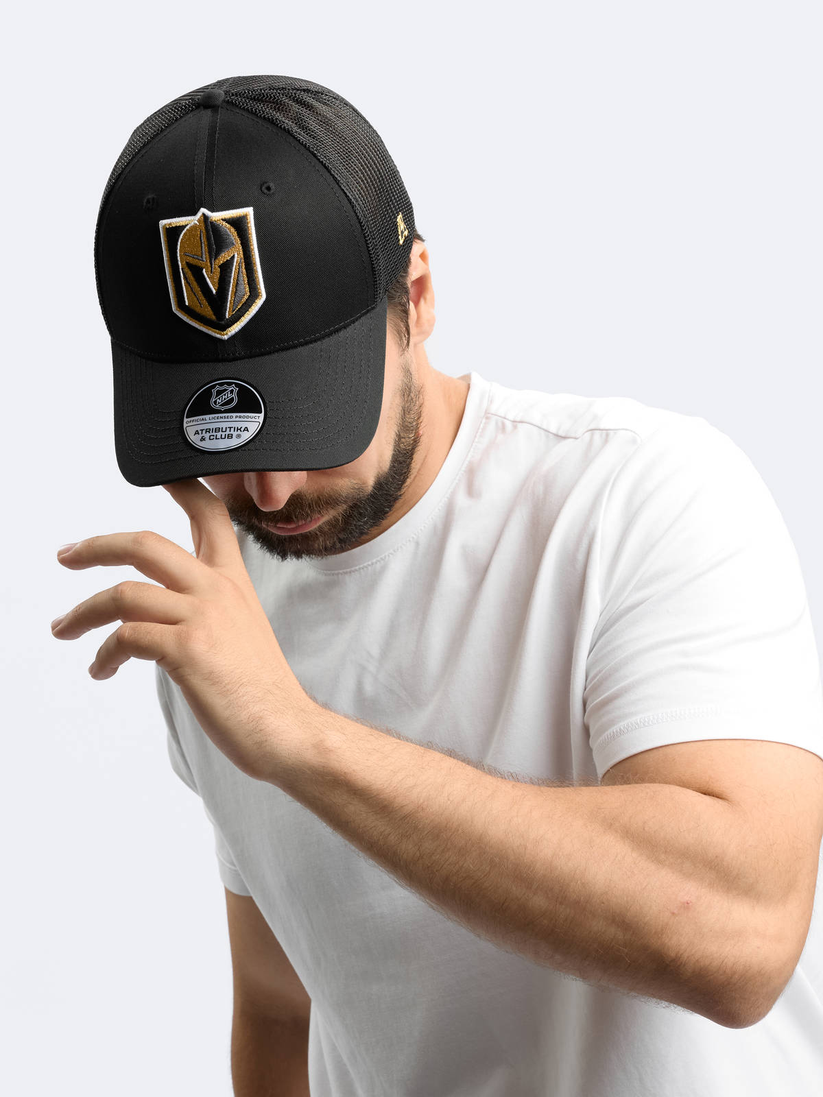 Бейсболка NHL Vegas Golden Knights с сеткой