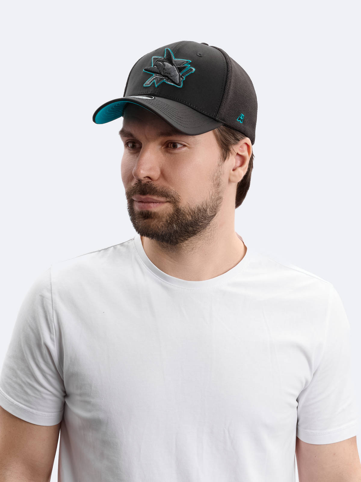 Бейсболка NHL San Jose Sharks с сеткой