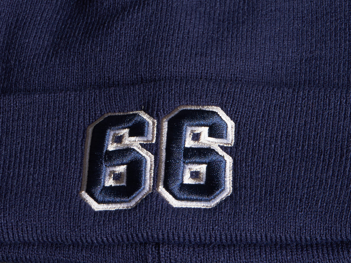 Шапка № 66 синяя