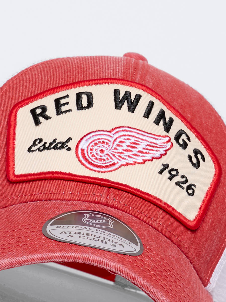 Бейсболка NHL Detroit Red Wings с сеткой
