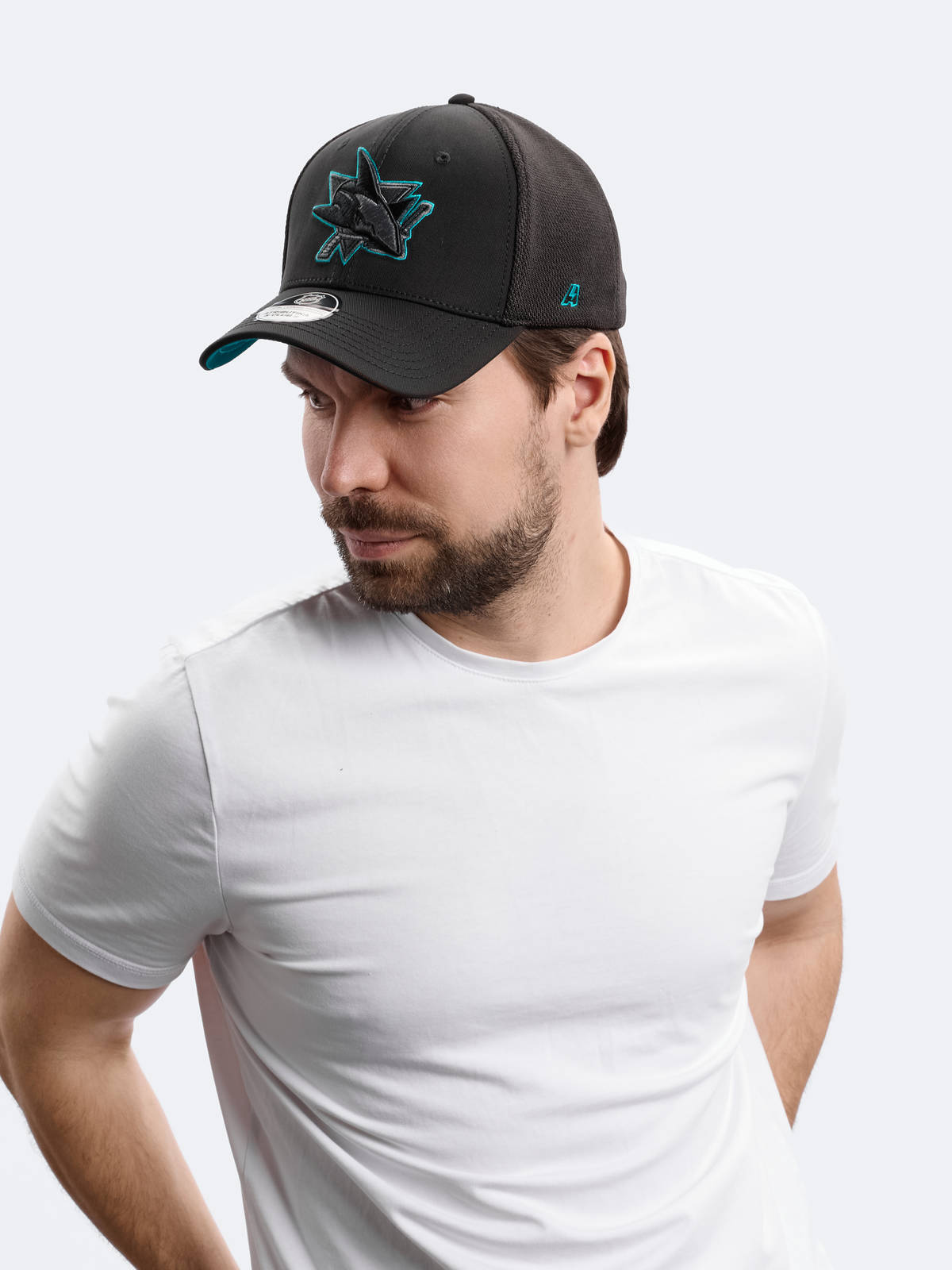 Бейсболка NHL San Jose Sharks с сеткой