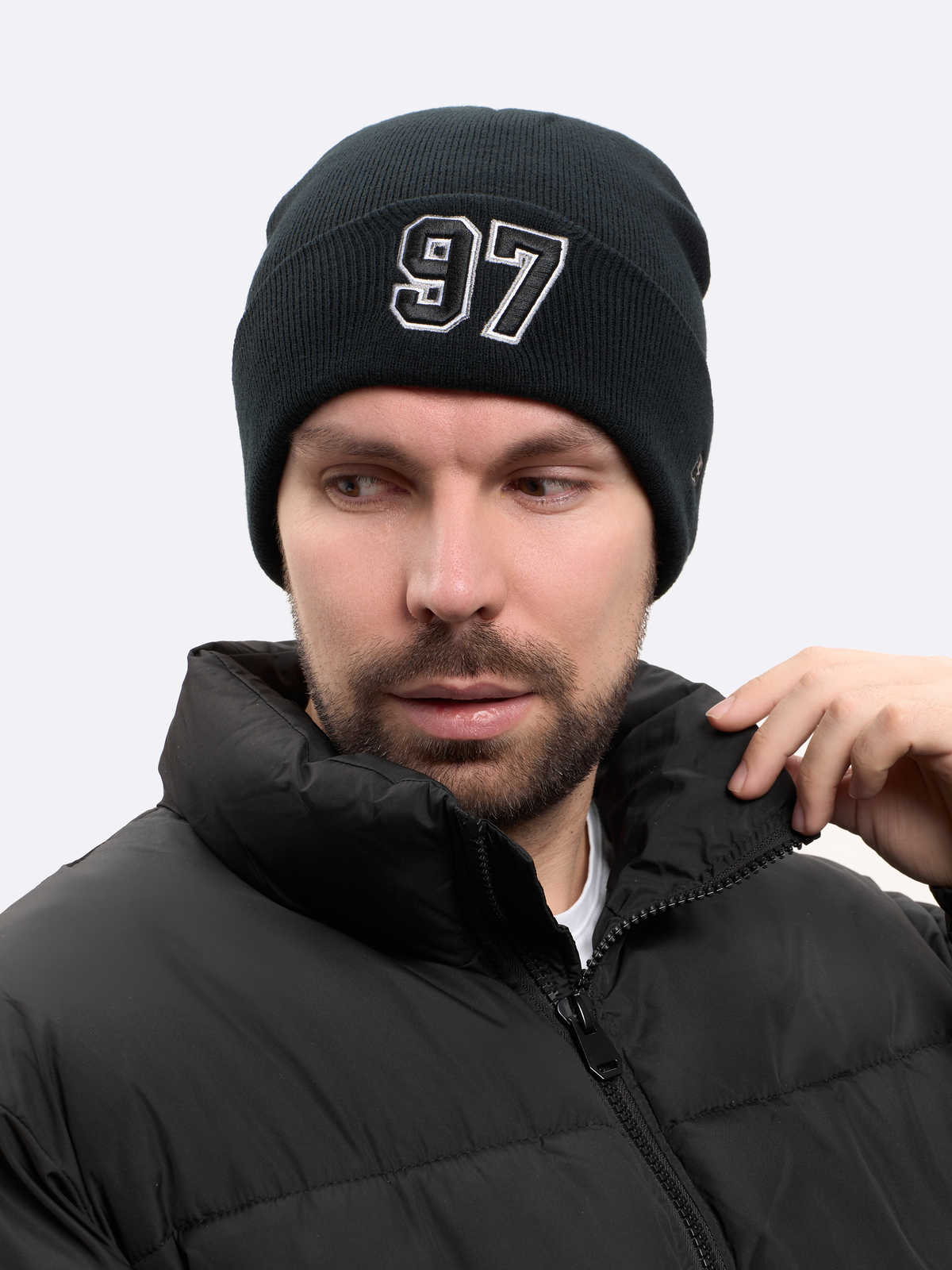Шапка № 97 черная