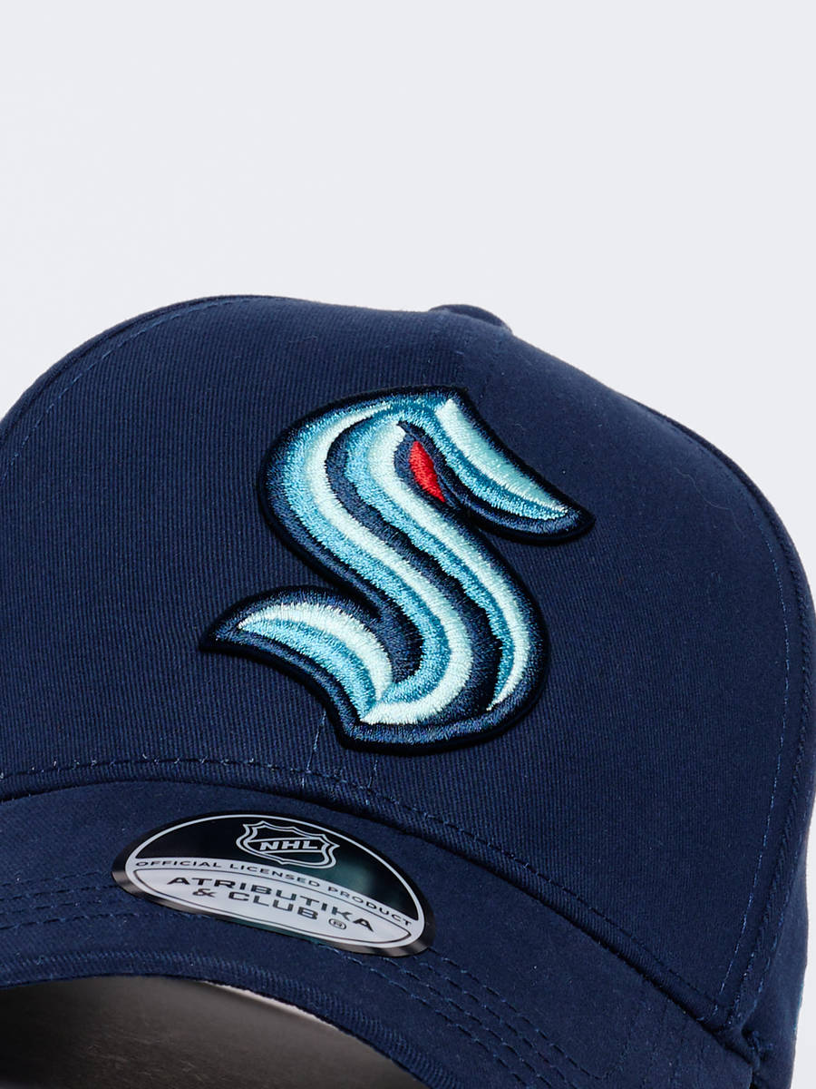 Бейсболка NHL Seattle Kraken хлопковая