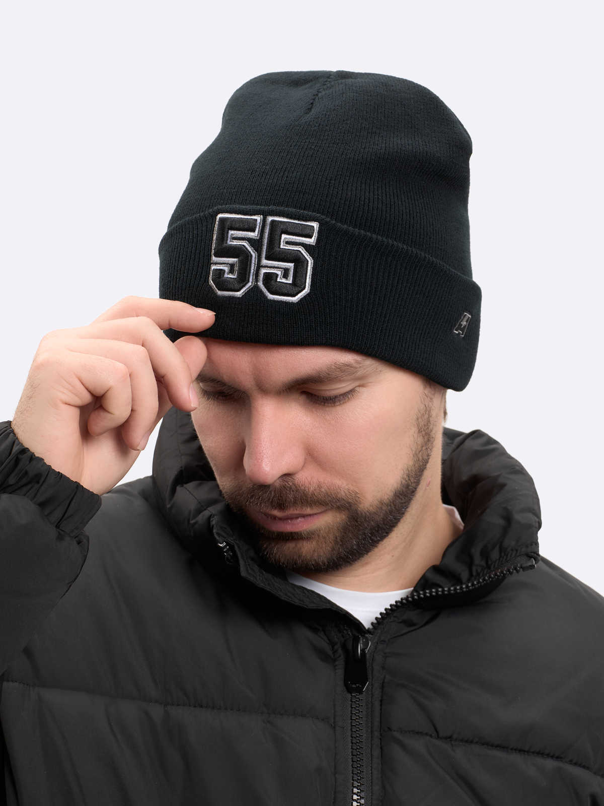 Шапка № 55 черная