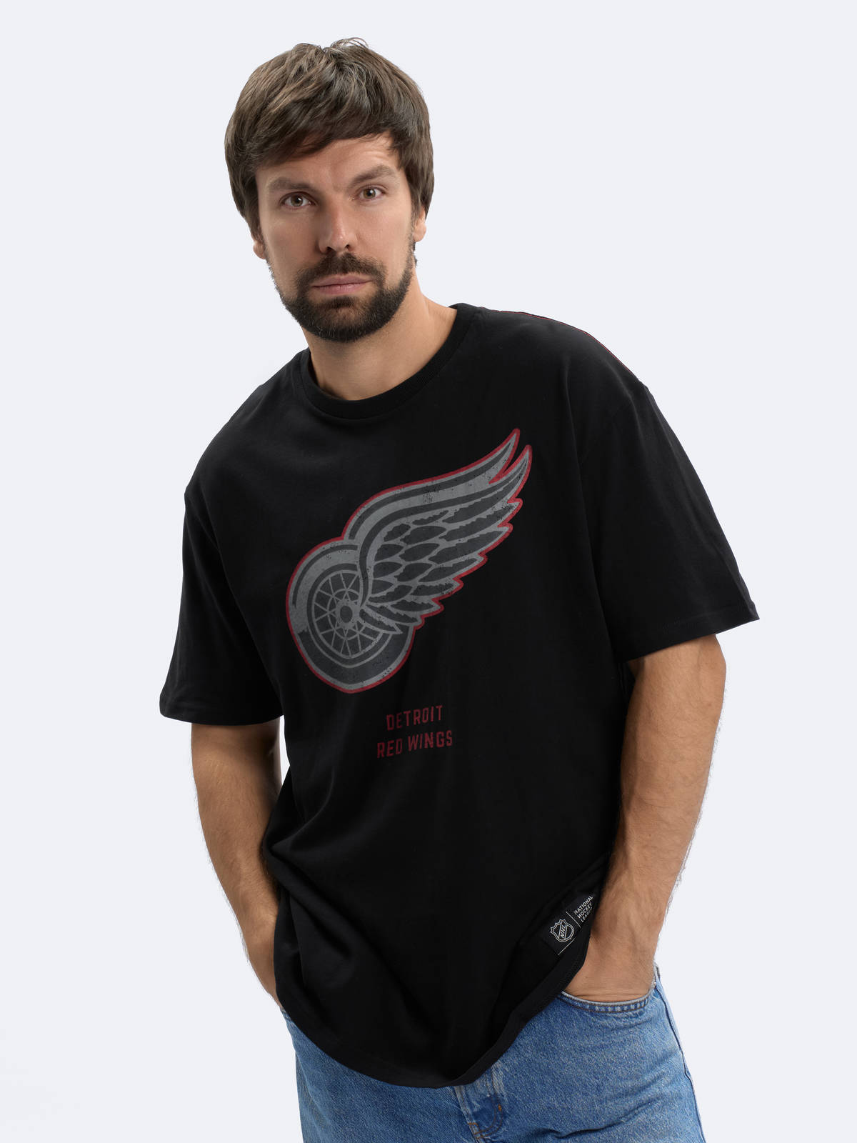 Футболка NHL Detroit Red Wings № 15 оверсайз