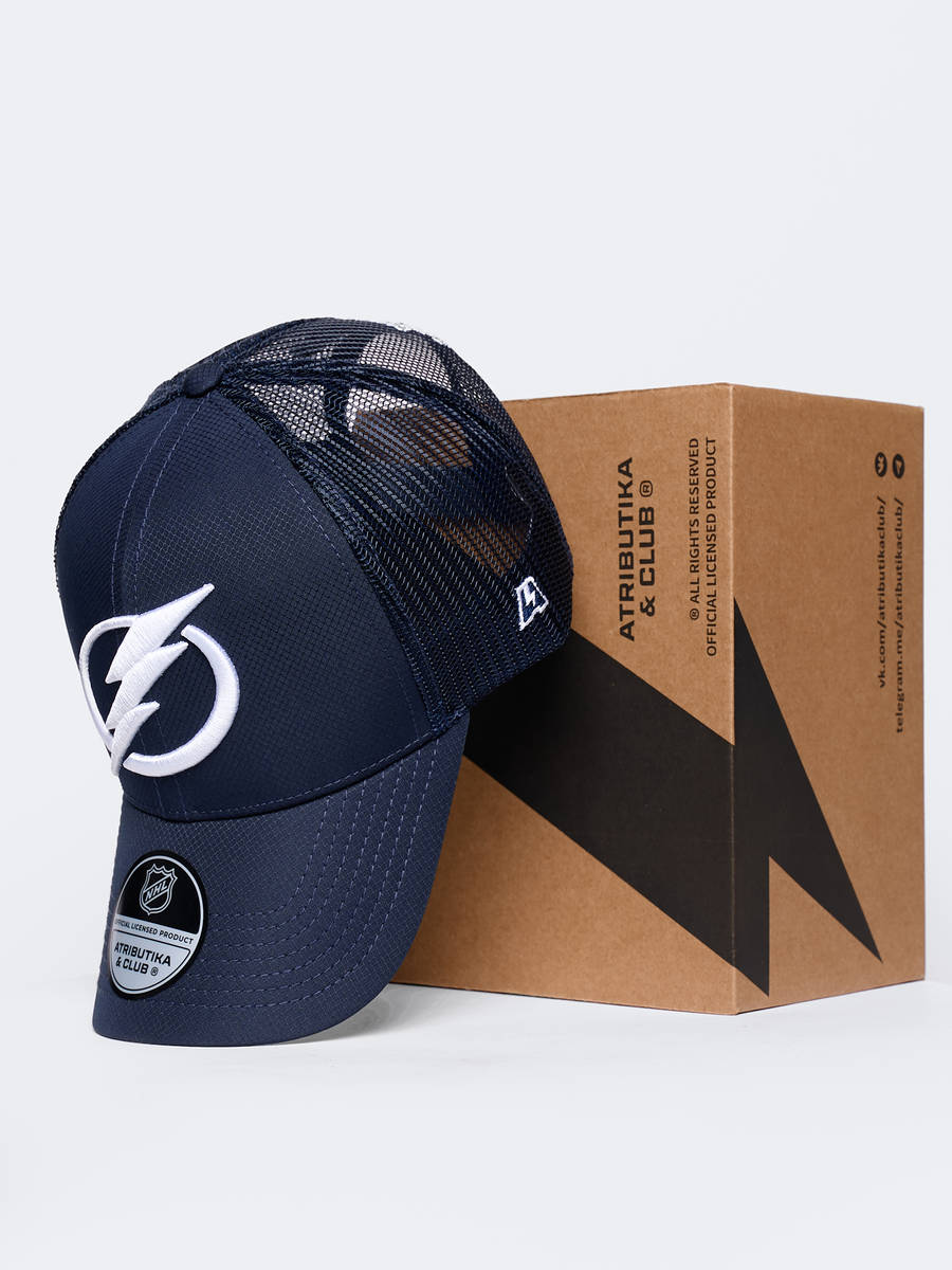 Бейсболка NHL Tampa Bay Lightning с сеткой