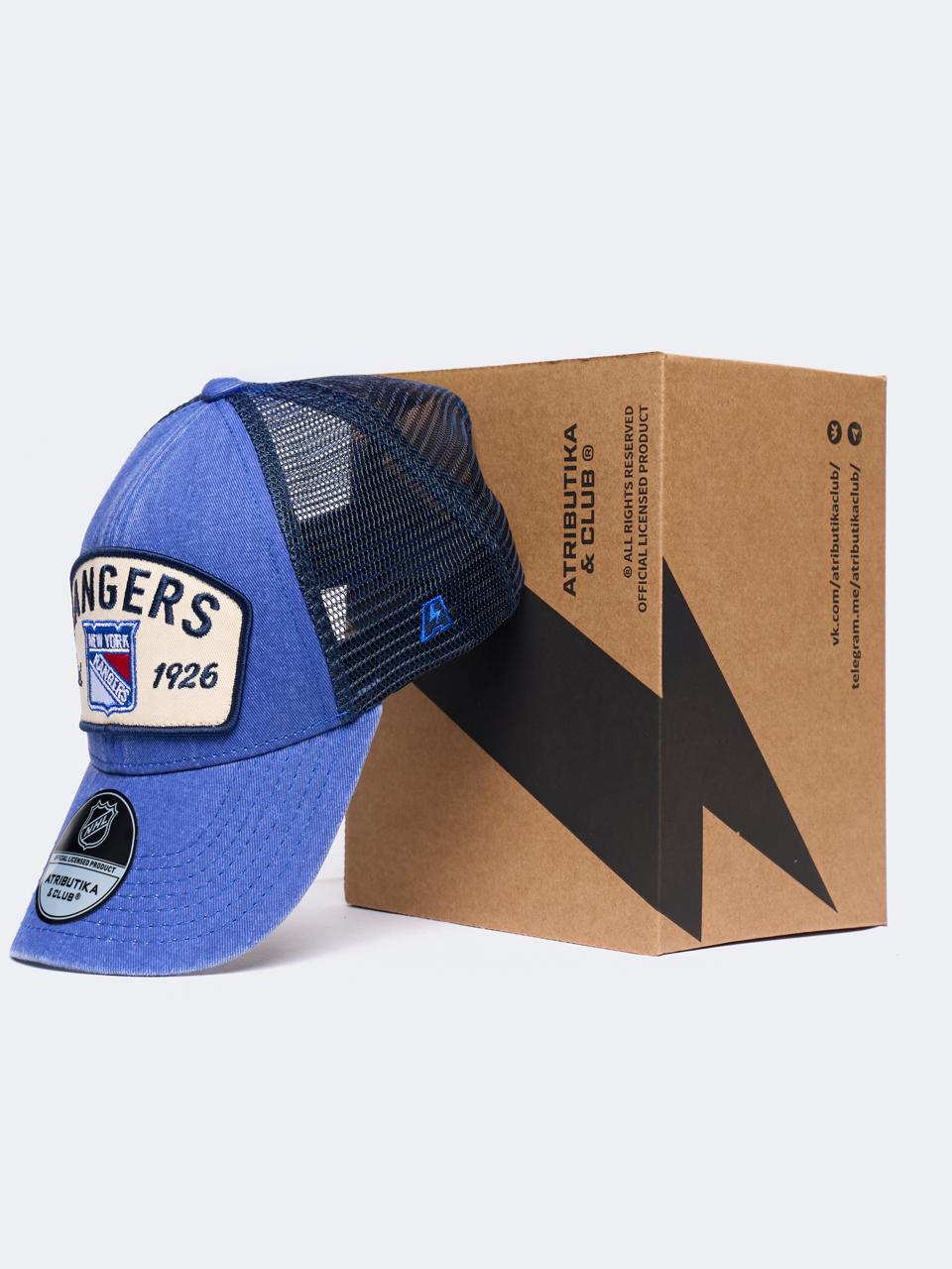 Бейсболка NHL New York Rangers с сеткой (подростковая)