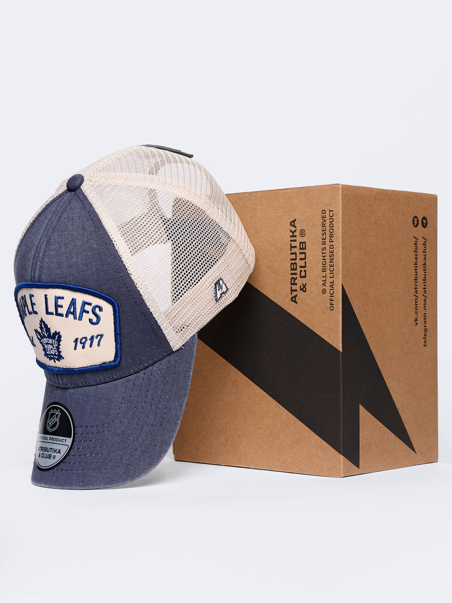 Бейсболка NHL Toronto Maple Leafs с сеткой