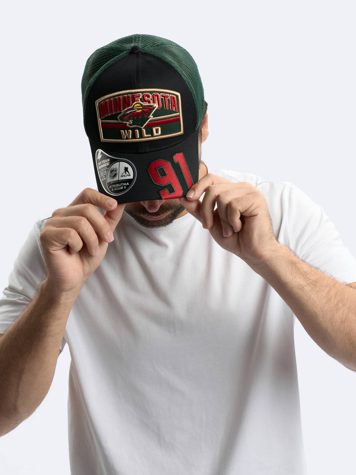 Бейсболка NHL Minnesota Wild № 91