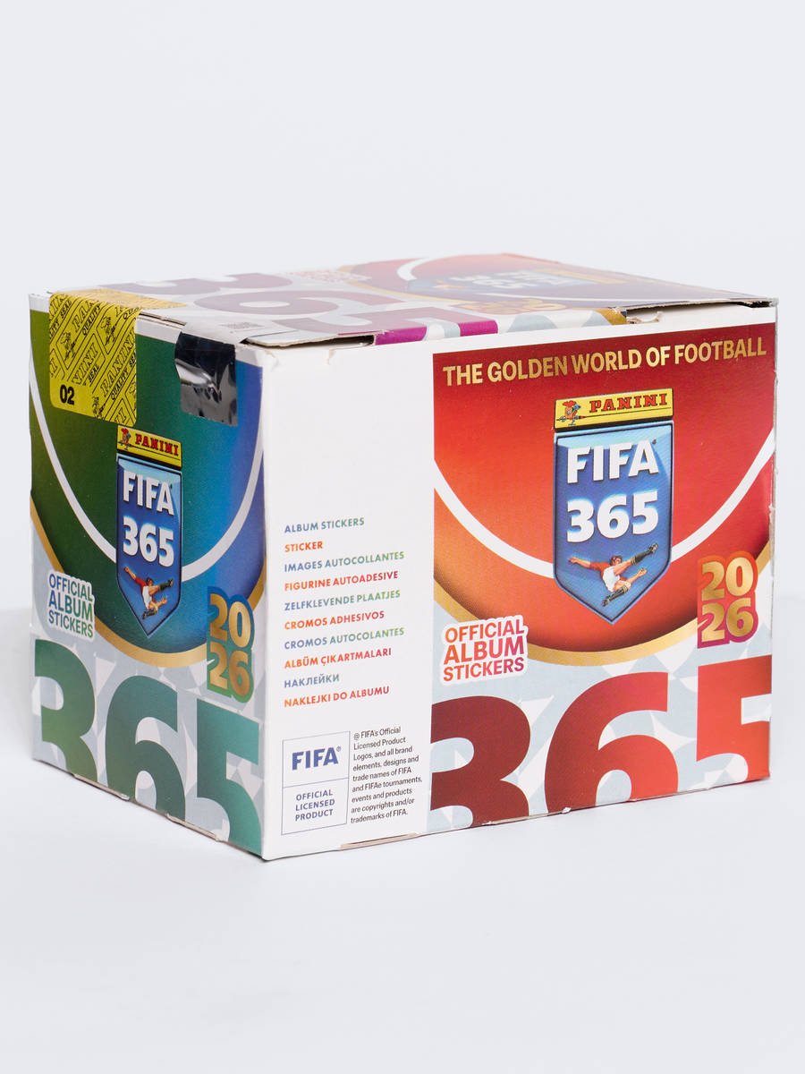 Набор альбом + бокс с наклейками FIFA 365 Panini сезон 2026