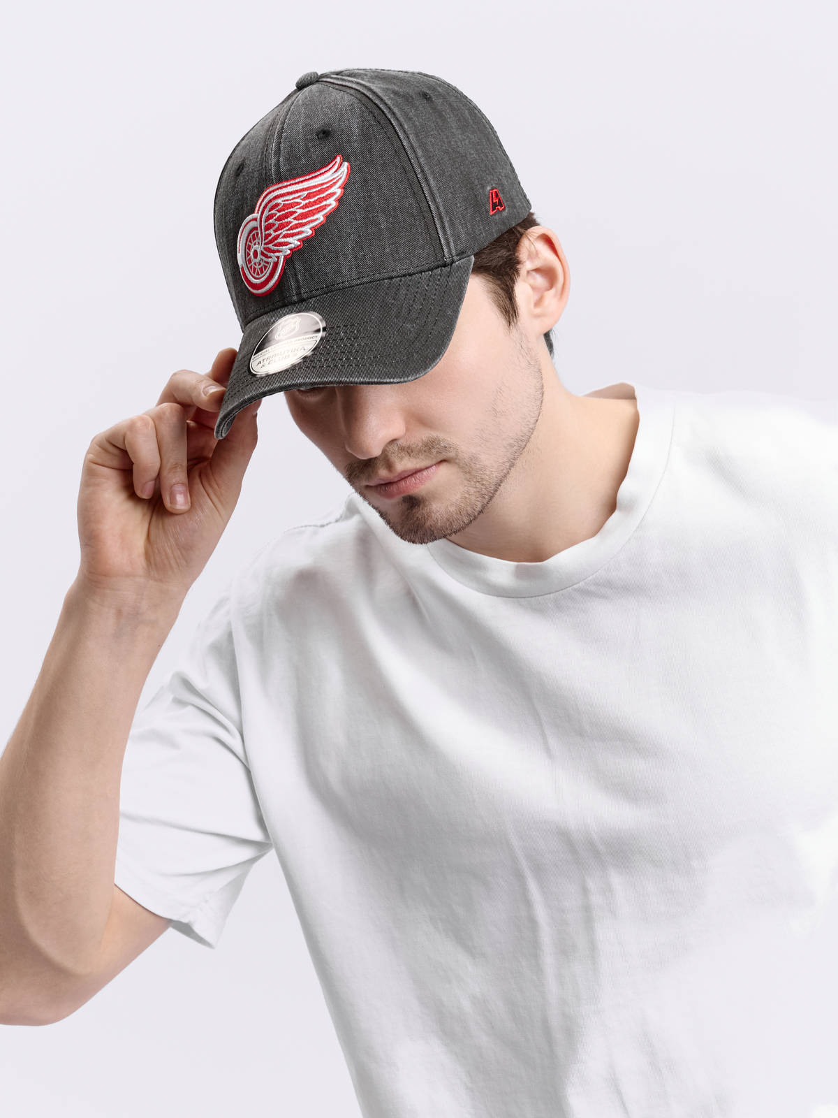 Бейсболка NHL Detroit Red Wings хлопковая