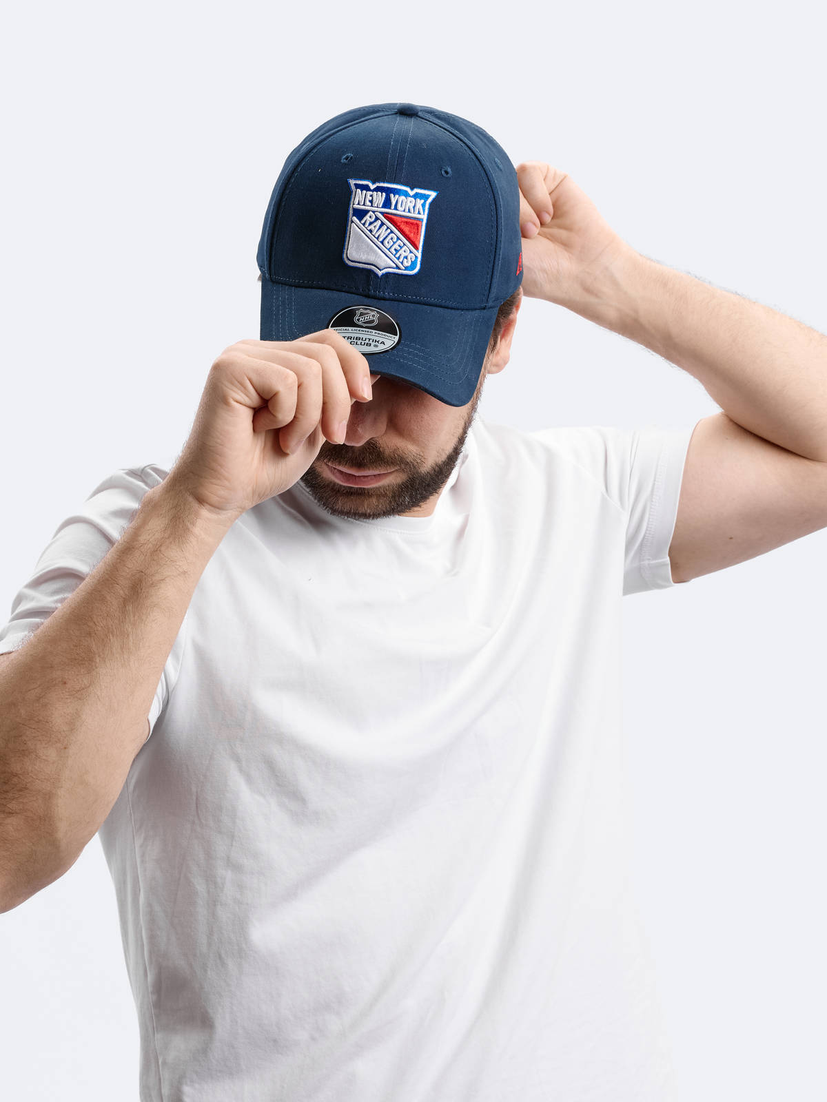 Бейсболка NHL New York Rangers хлопковая